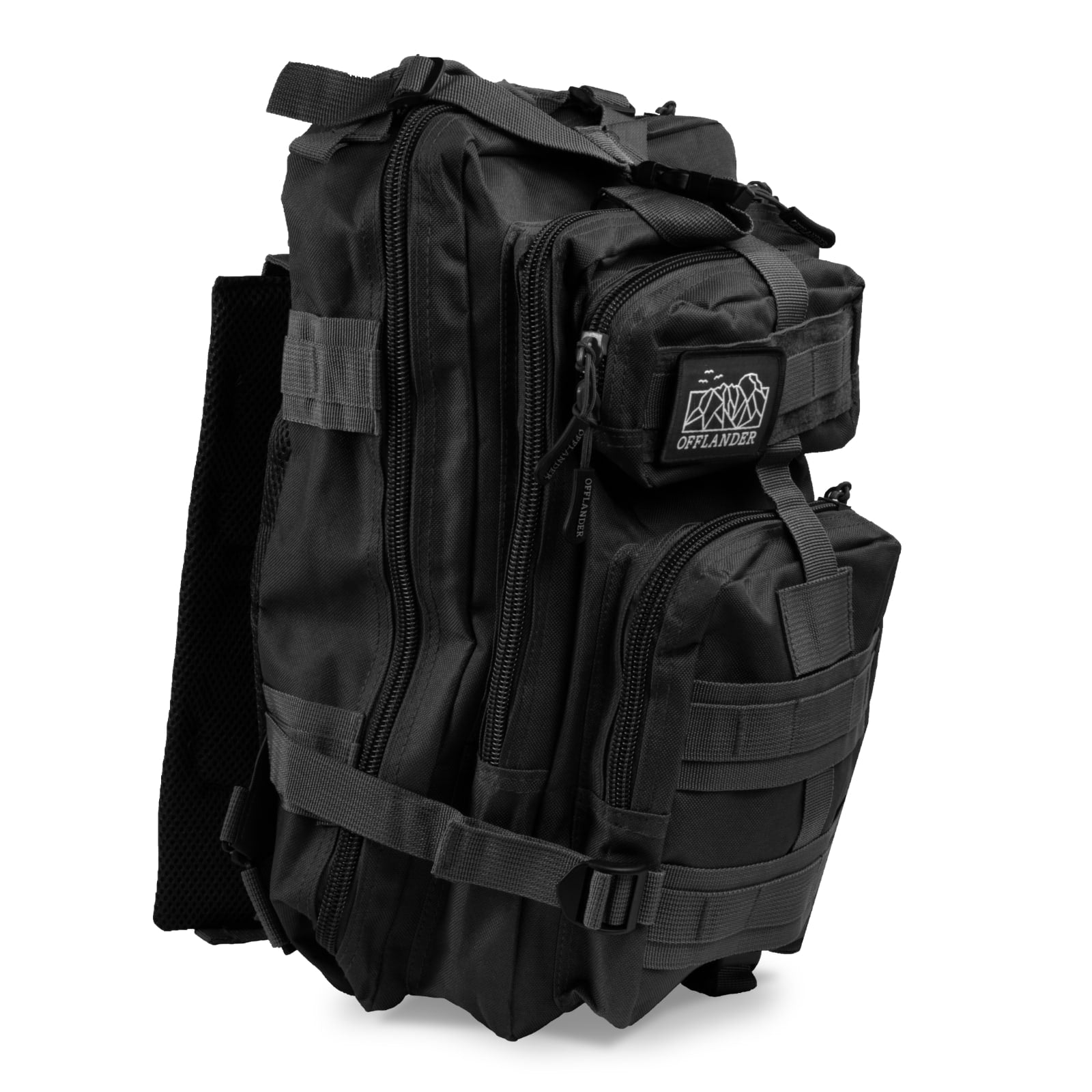 Turistický batoh Offlander Survival 25L, černý