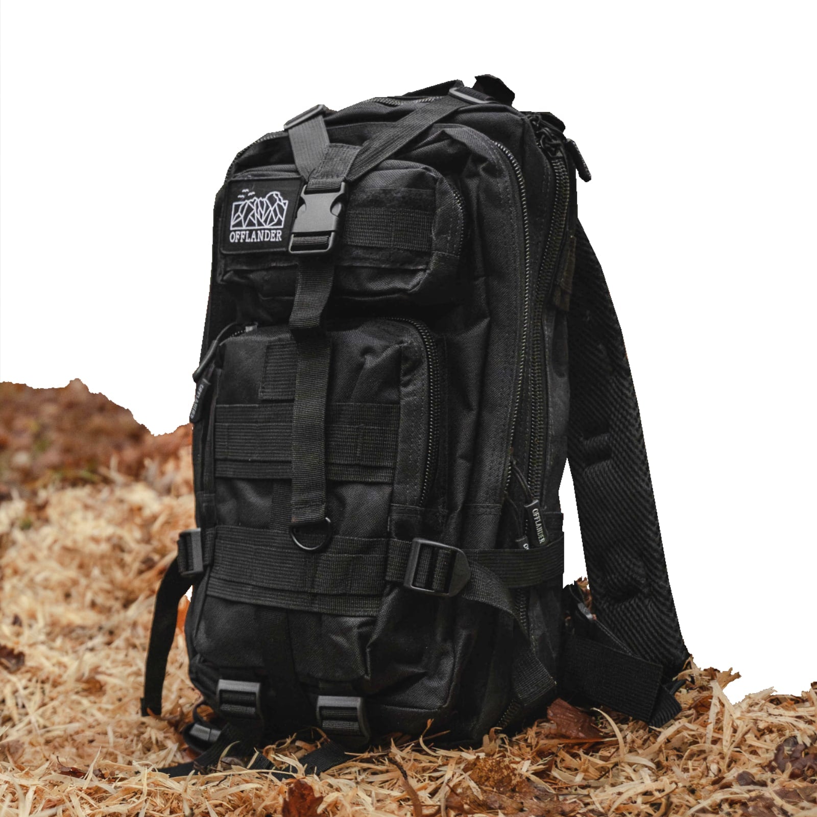 Turistický batoh Offlander Survival 25L, černý