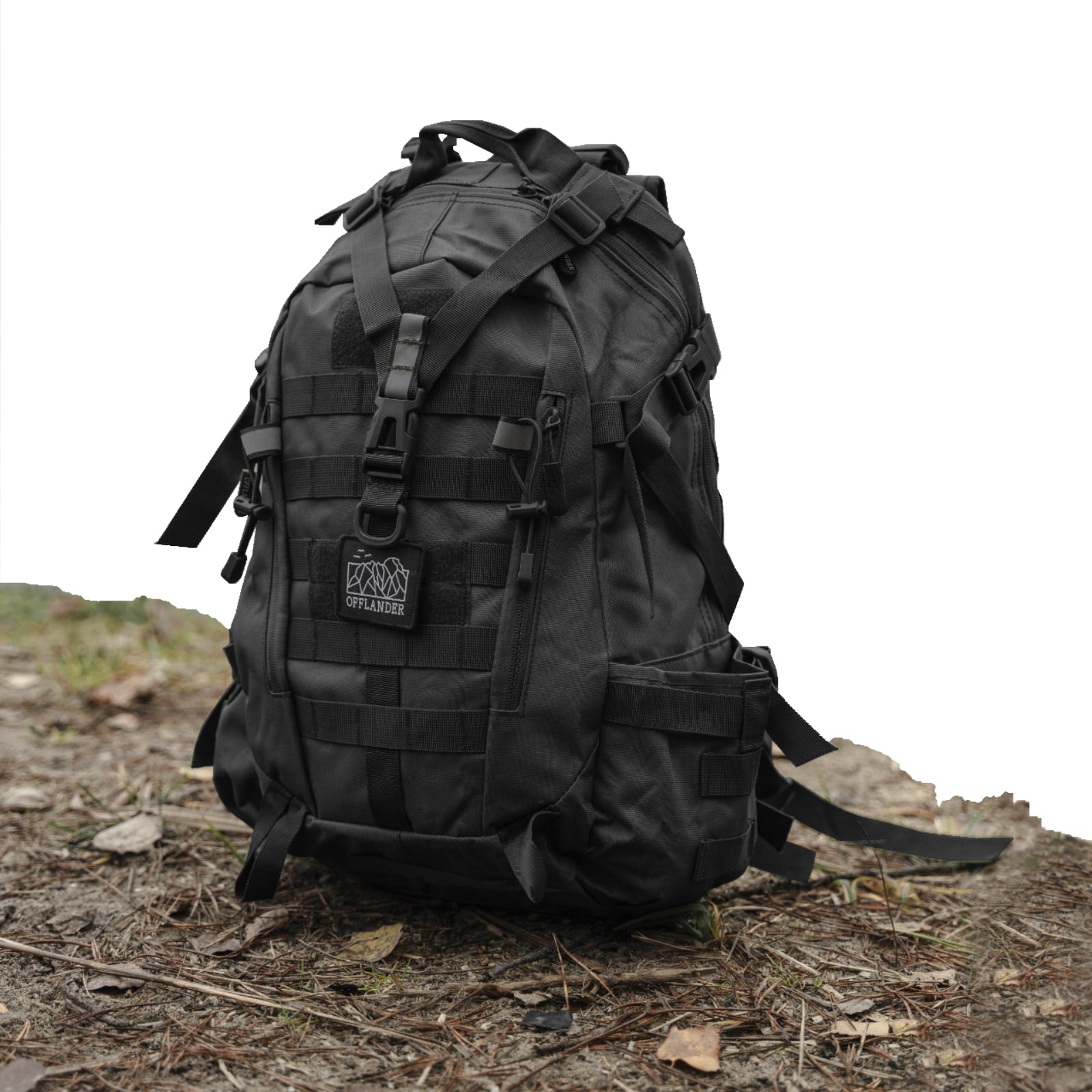 Batoh Offlander Survival Trekker 25L Černý