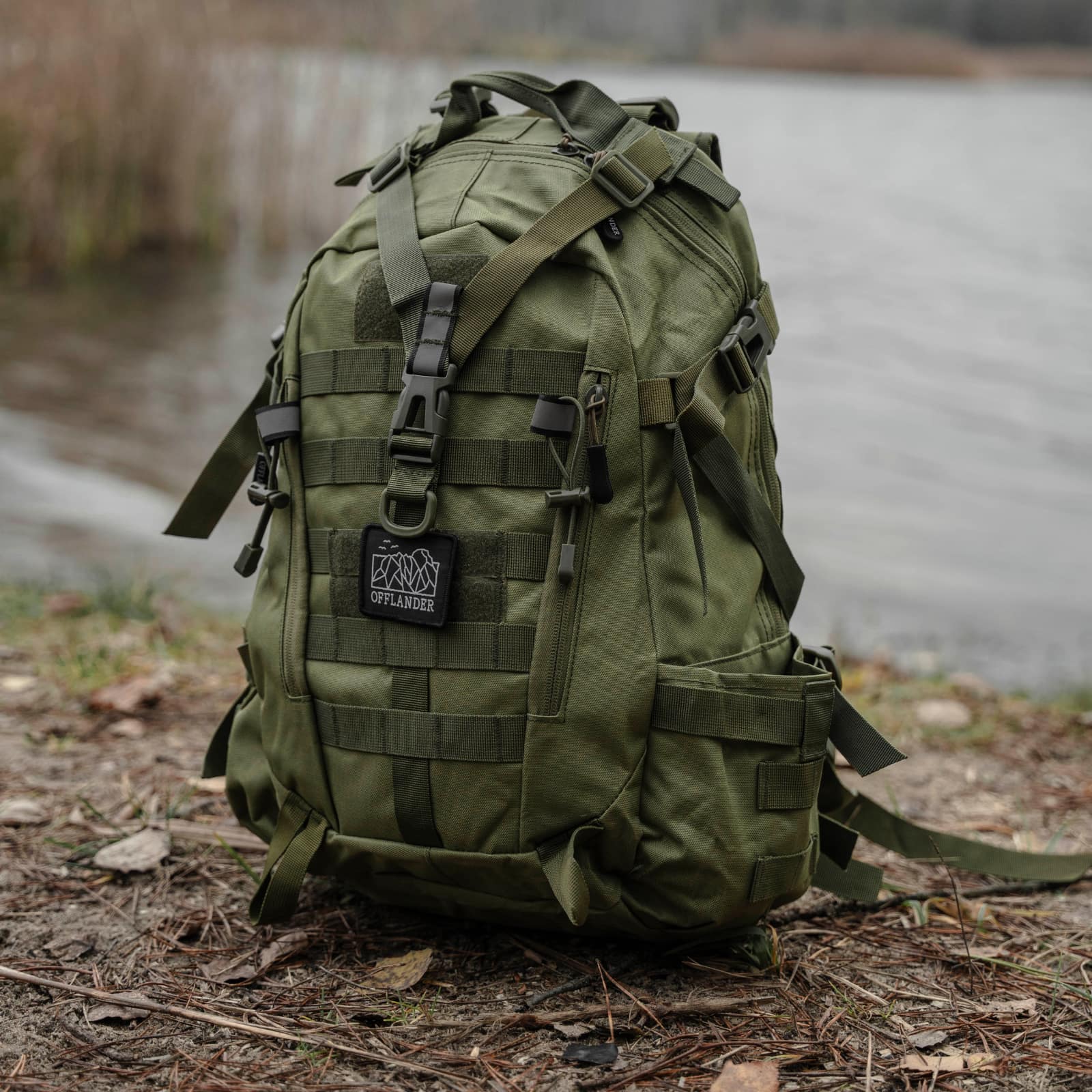 OFFLANDER BACKPACK SURVIVAL TREKKER 25L GREEN