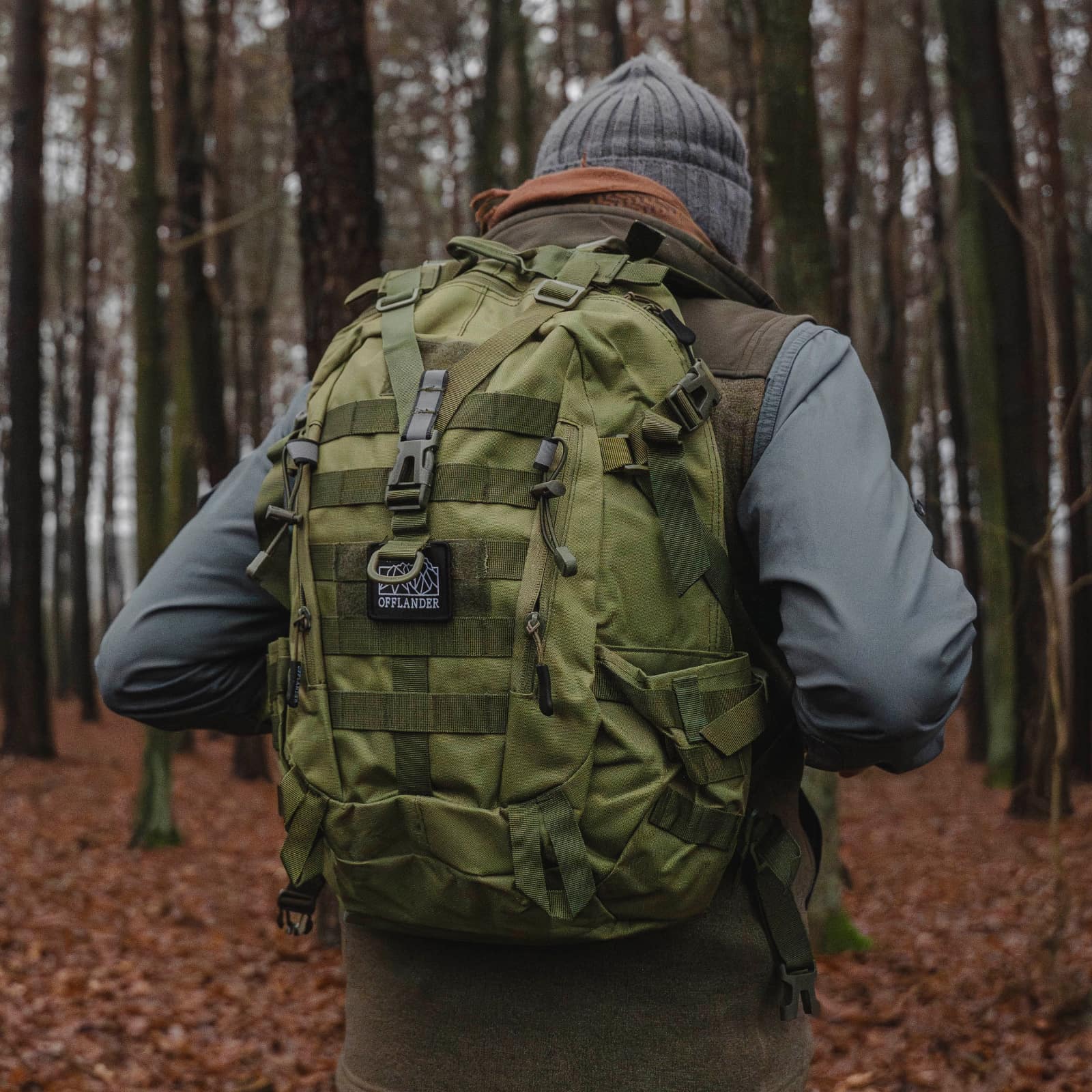 OFFLANDER BACKPACK SURVIVAL TREKKER 25L GREEN