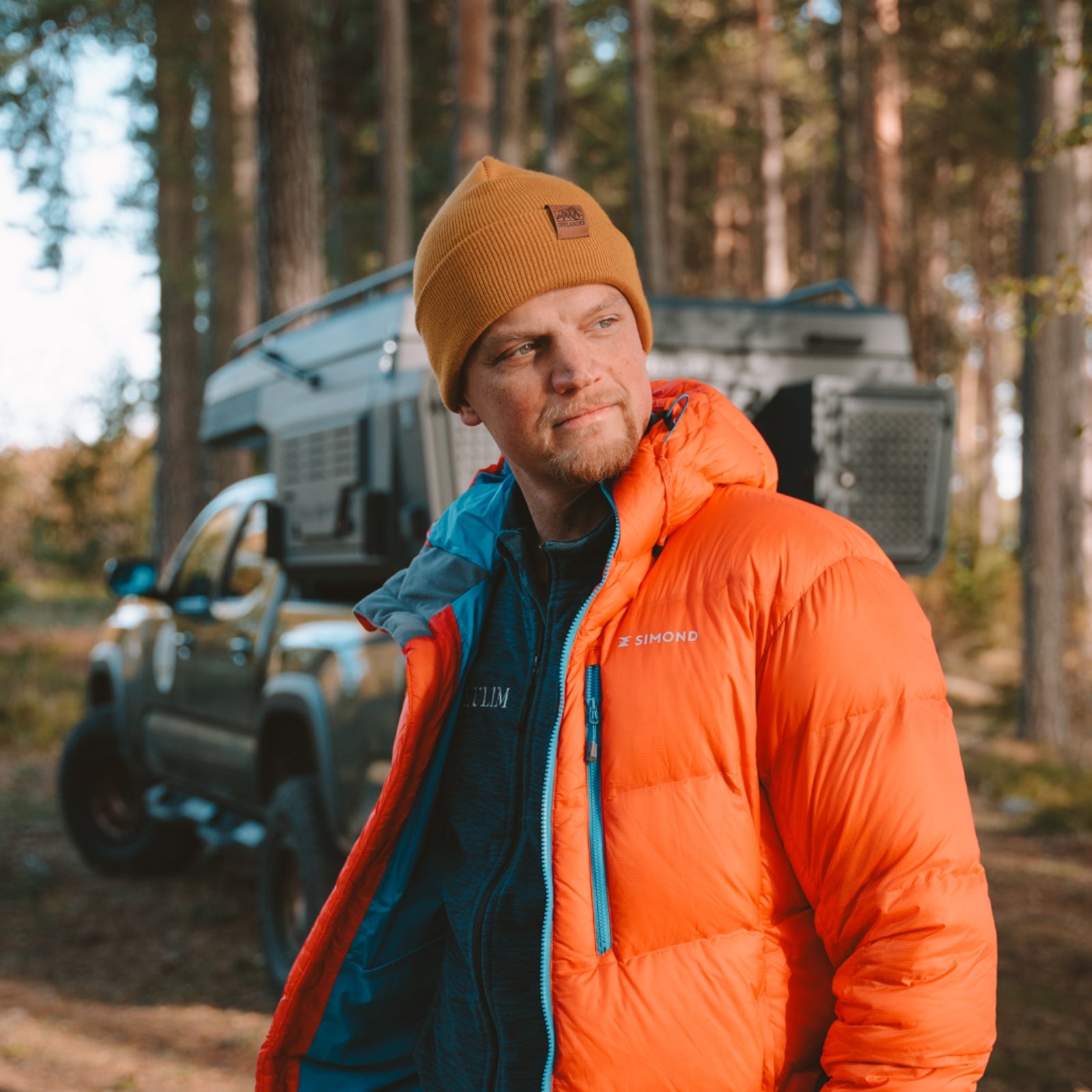 OFFLANDER CZAPKA ZIMOWA ŻÓŁTA