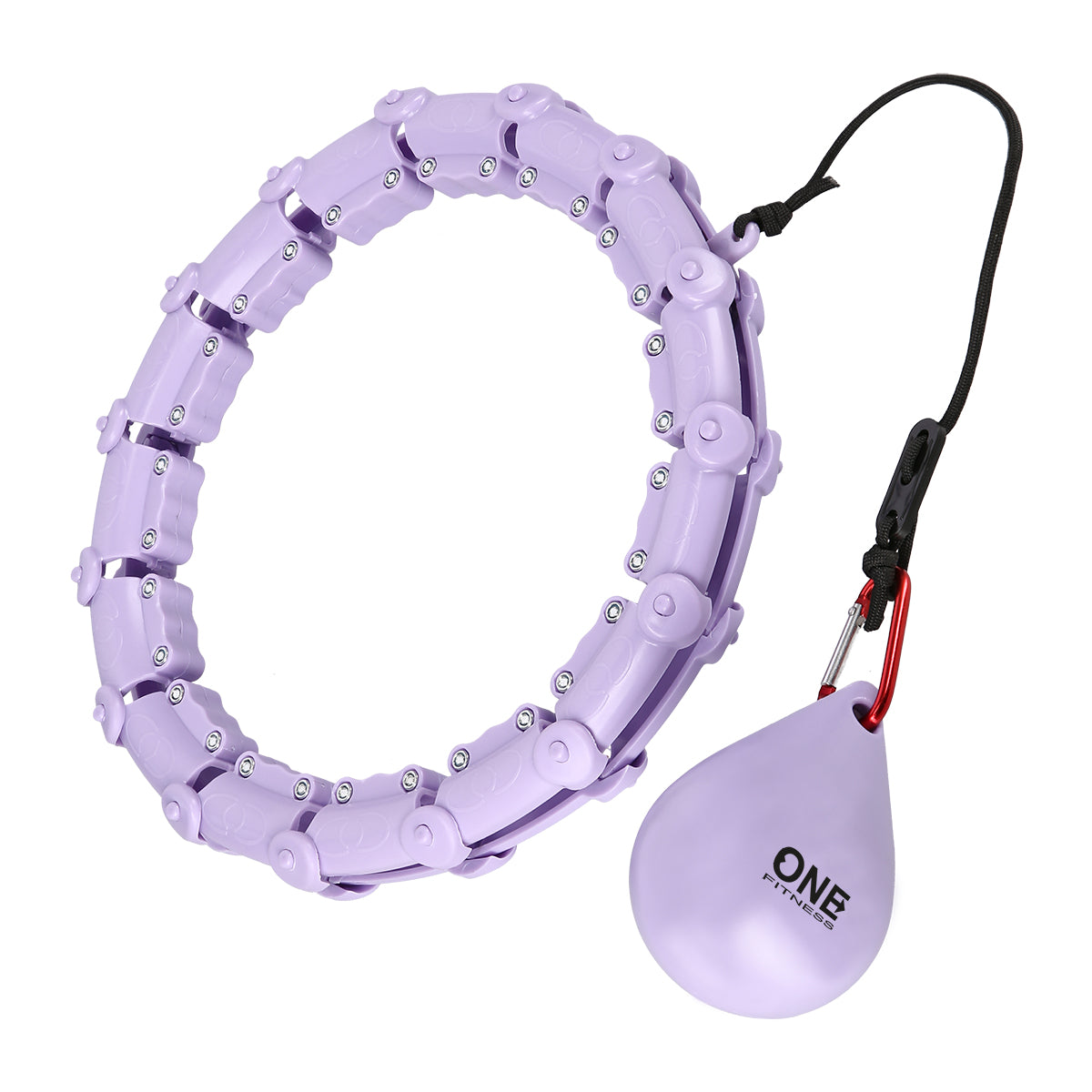 OHA02 HULA HOP VIOLET WITH BOLT AND WEIGHT ONE FITNESS