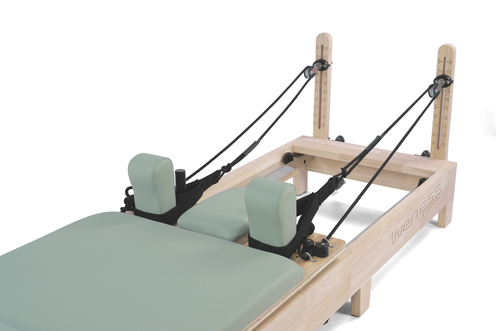 Toorx Liveness PTX3000 Reformer do pilatesu składany drewniany