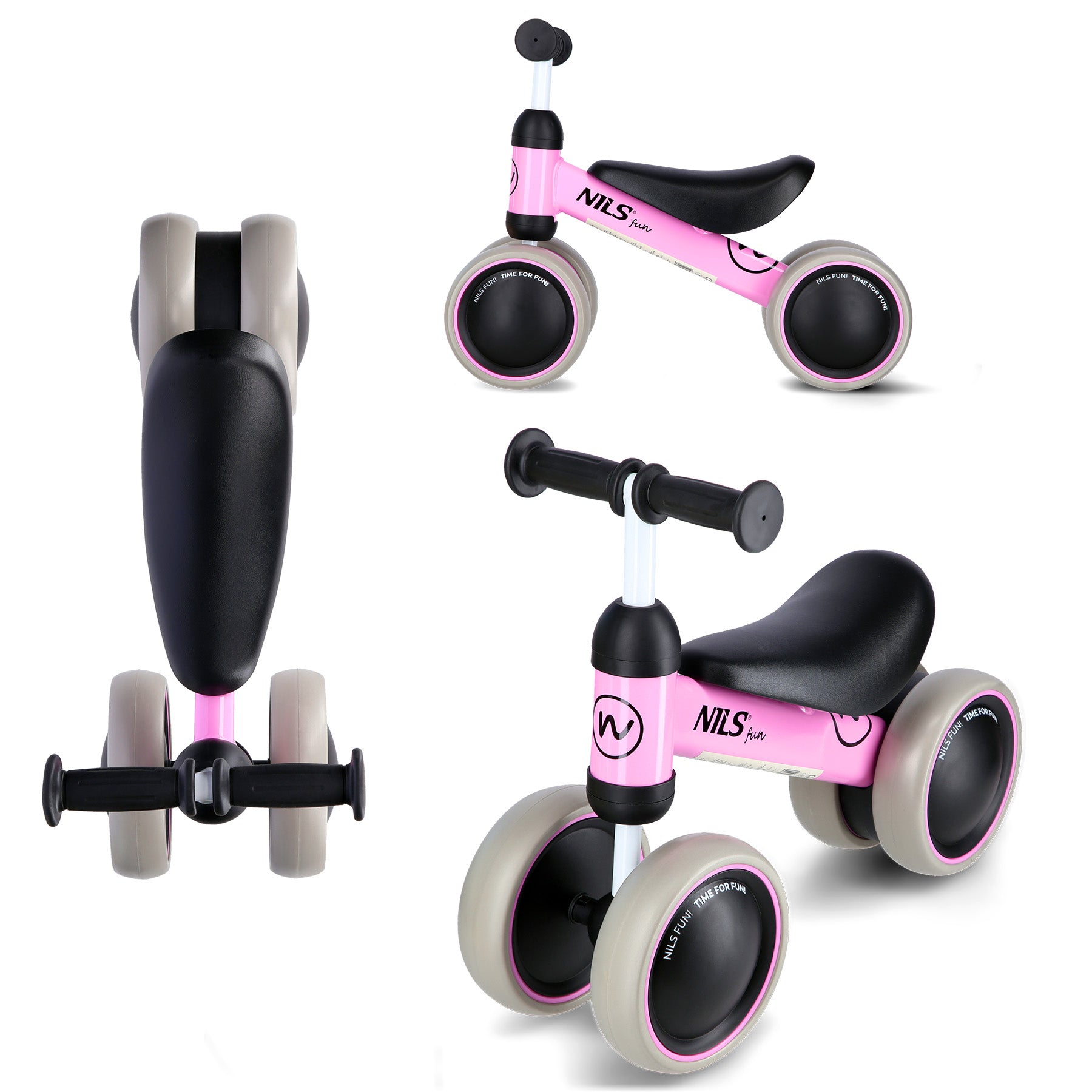 RB002 RŮŽOVÉ ODROČOVACÍ KOLO NILS FUN