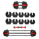 SGR40 PRO SET 2IN1 ADJUSTABLE BARBELL SET 43.5 KG HMS