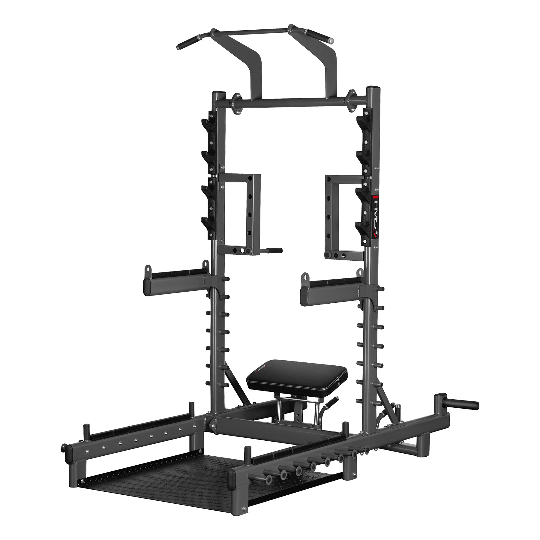 SMP01 MULTIFUNCTIONAL STAND WITH WEIGHT LIFTING PLATFORM AND HIP THRUST COMMERCIAL HMS