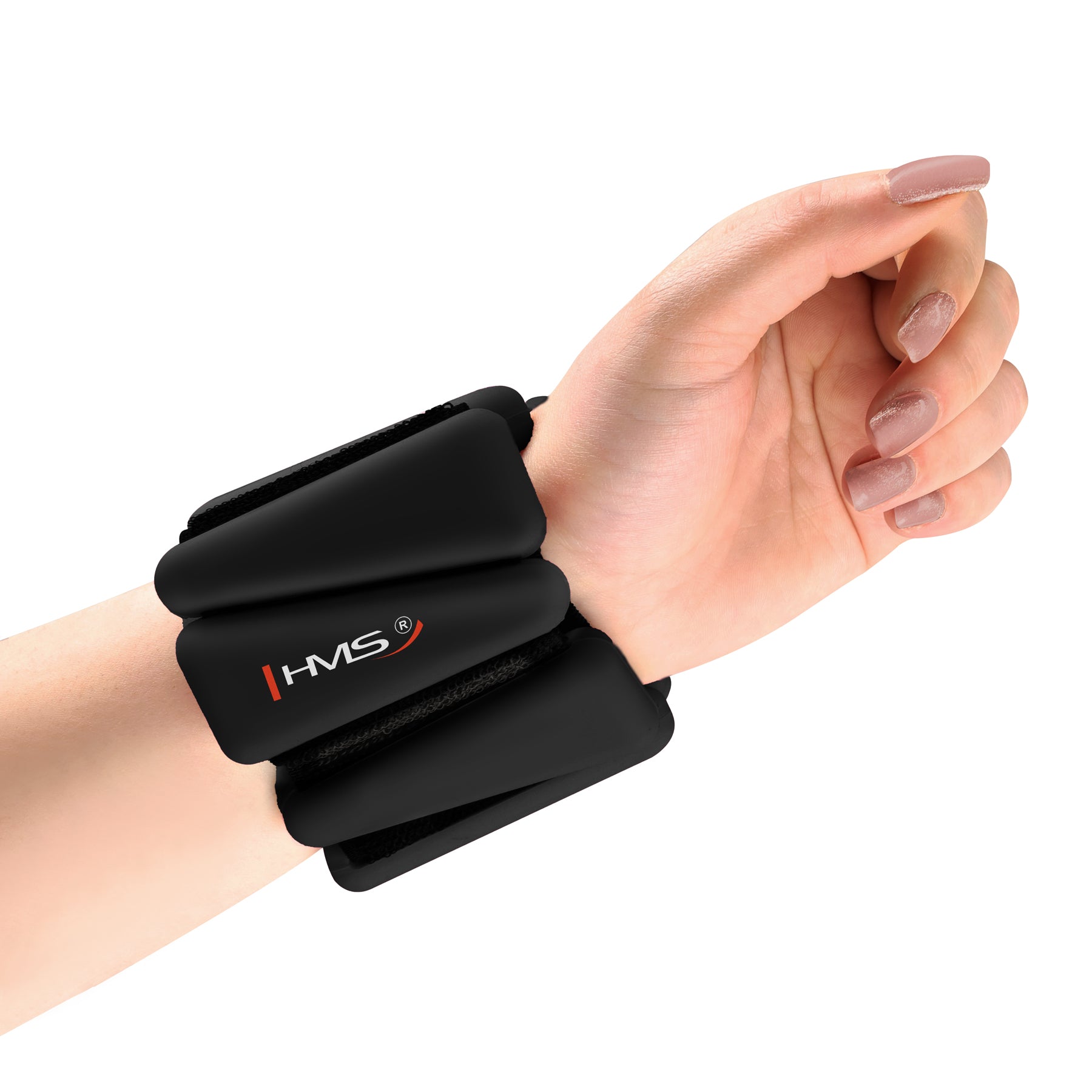 SNK01 BLACK SILICONE WEIGHTS FOR EXERCISES FOR ANKLES AND WRISTS HMS