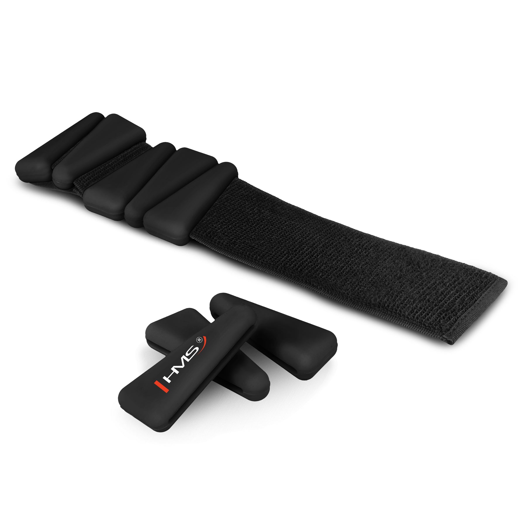 SNK01 BLACK SILICONE WEIGHTS FOR EXERCISES FOR ANKLES AND WRISTS HMS