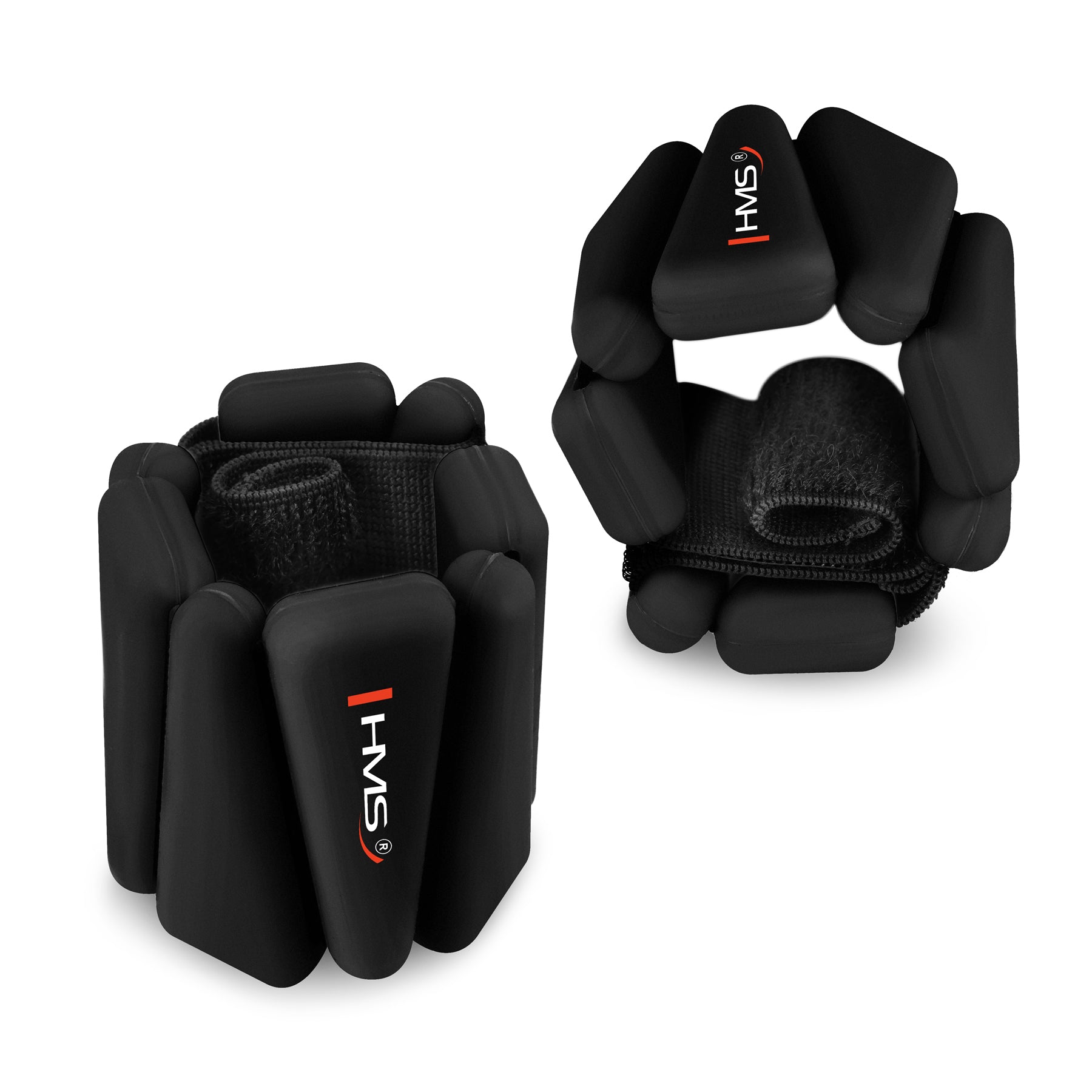 SNK01 BLACK SILICONE WEIGHTS FOR EXERCISES FOR ANKLES AND WRISTS HMS