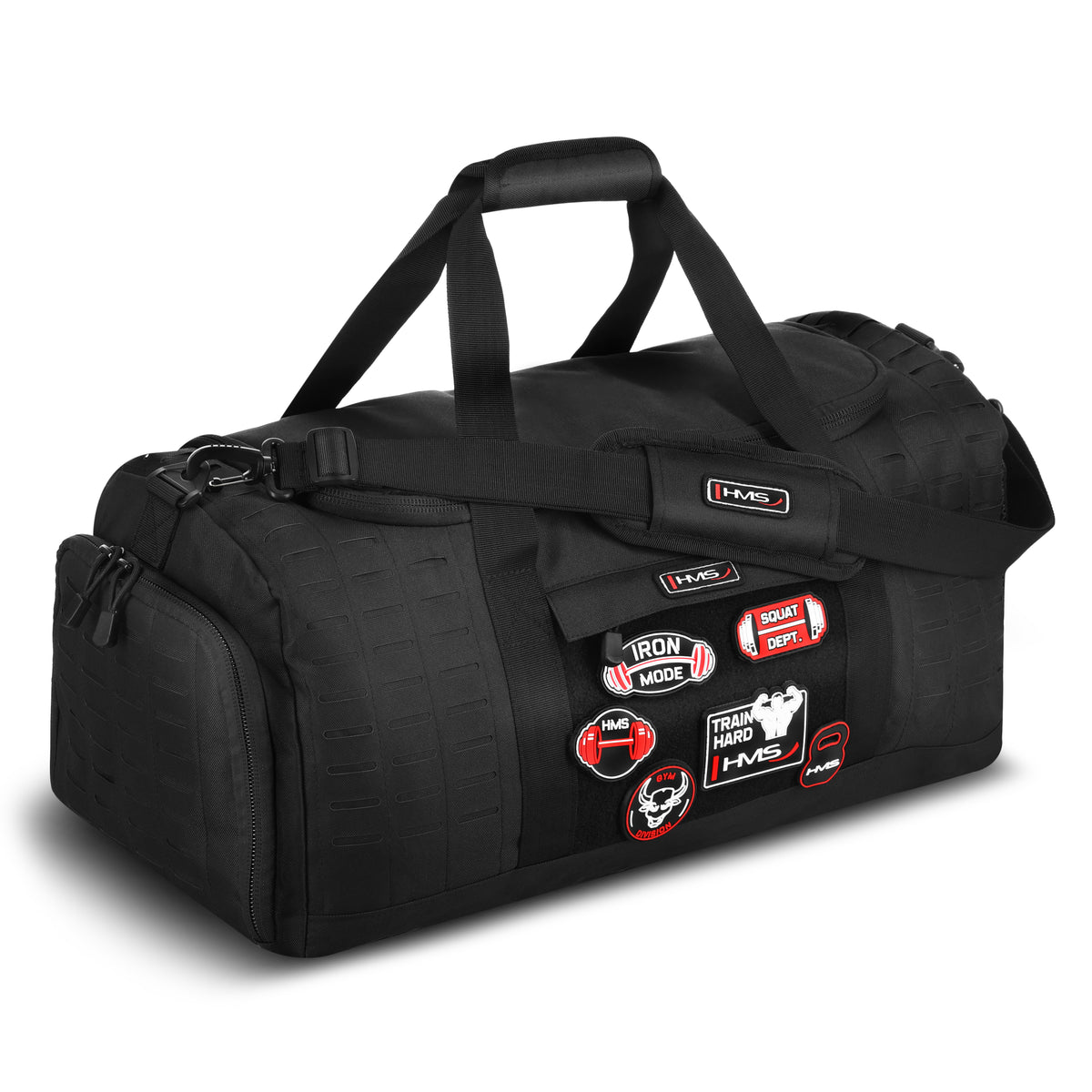 TNS01 TORBA NA SIŁOWNIE MILITARNA CZARNA 40L HMS