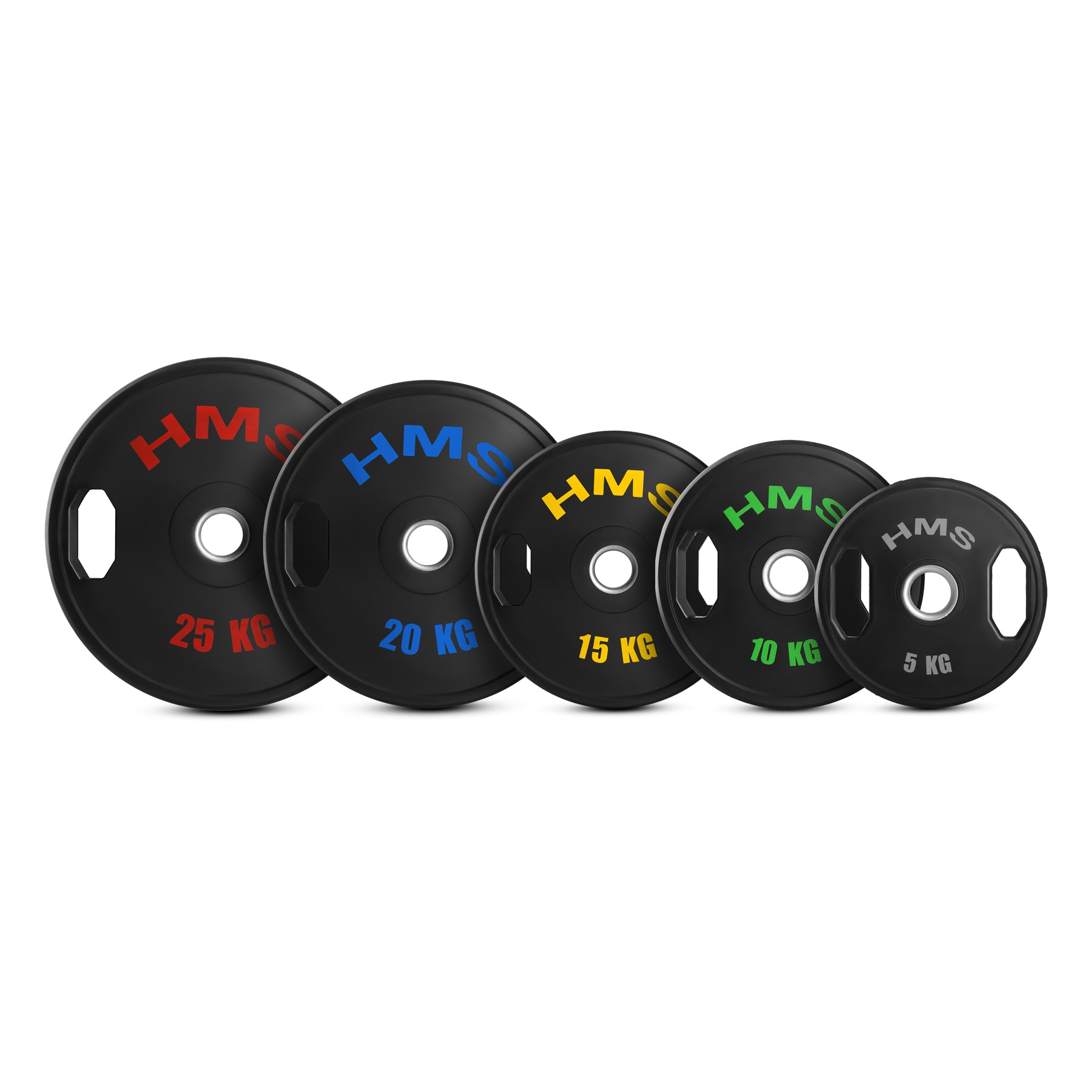 TOG20 2 x 20 KG OLYMPIC PLATE RUBBER-COATED 2 x 20 KG HMS