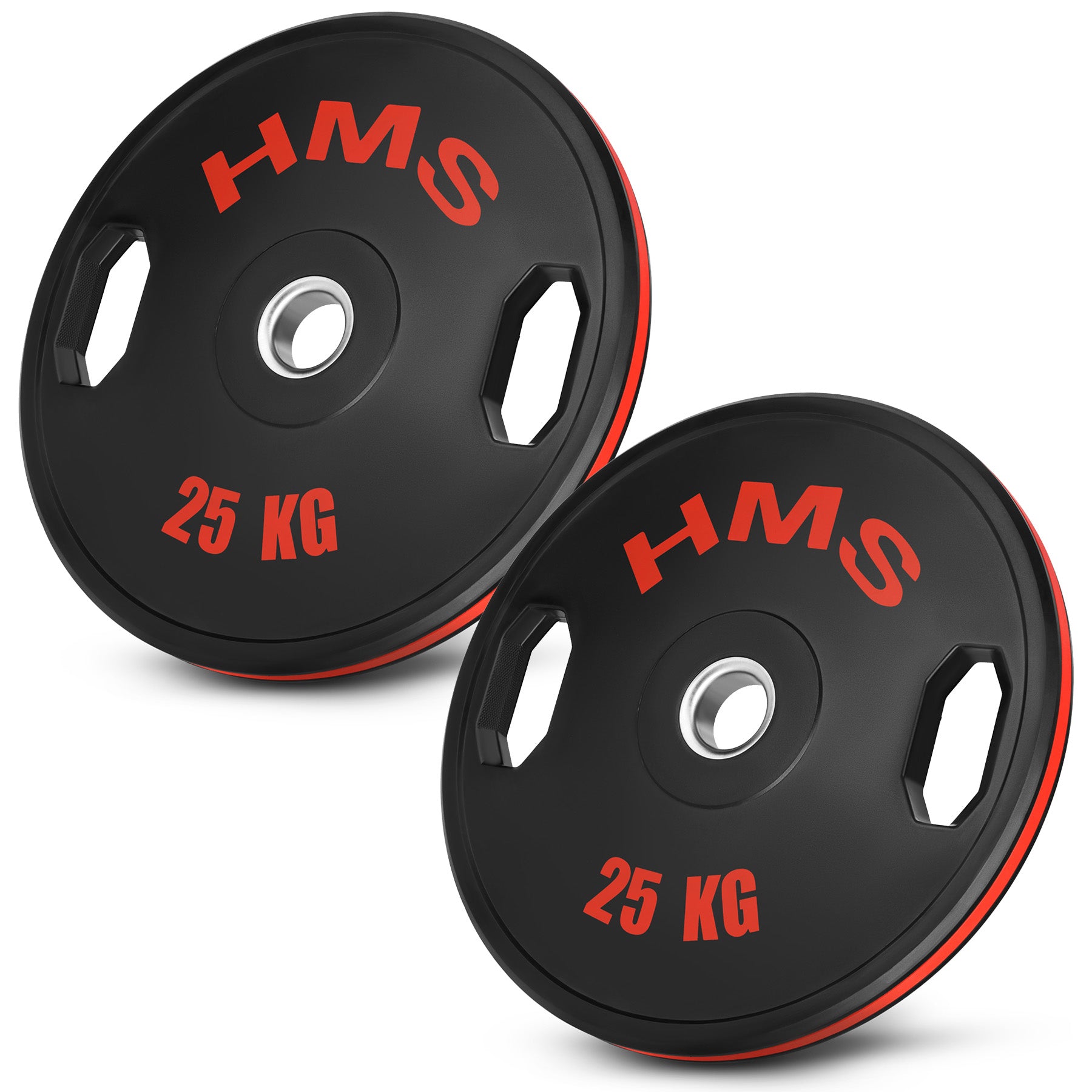 TOG25 2 x 25 KG OLYMPIC PLATE RUBBER-COATED 2 x 25 KG HMS