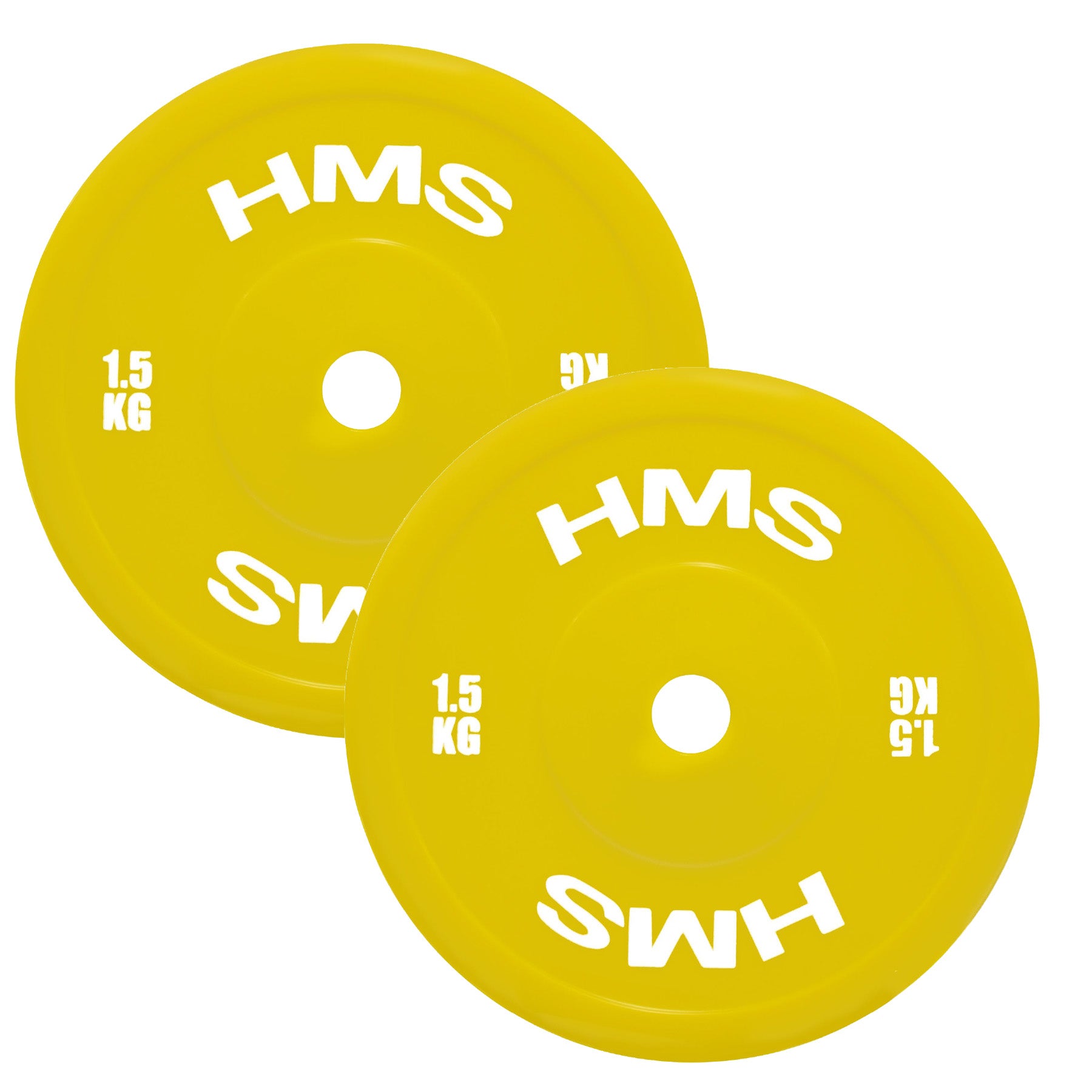 TPP01 YELLOW OLYMPIC PLATE PE 2 x 1.5 KG HMS