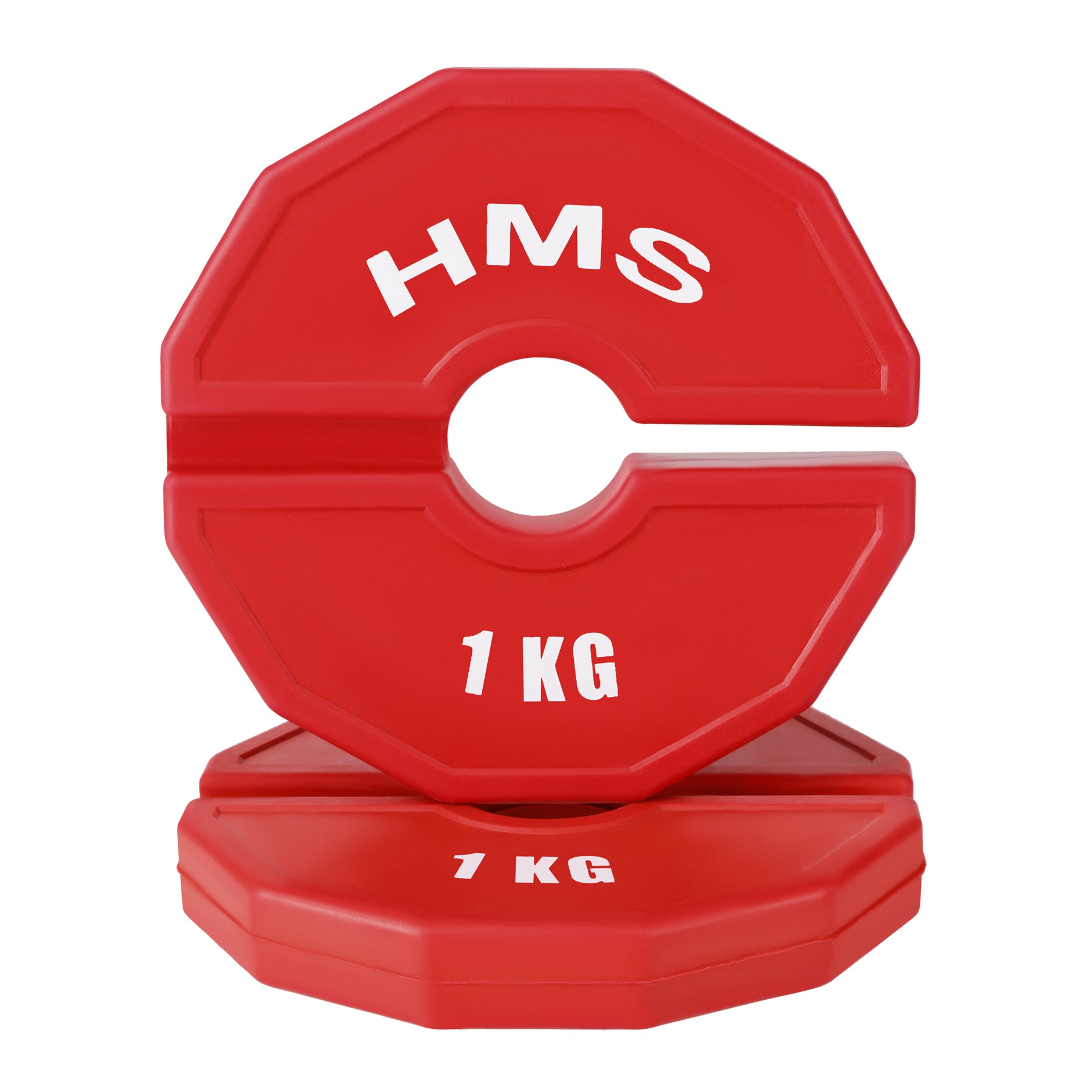 TSN100 PLATE FOR STRENGTH TRAINING AND FITNESS EQUIPMENT, OVERLAY TYPE 2 x 1 KG HMS