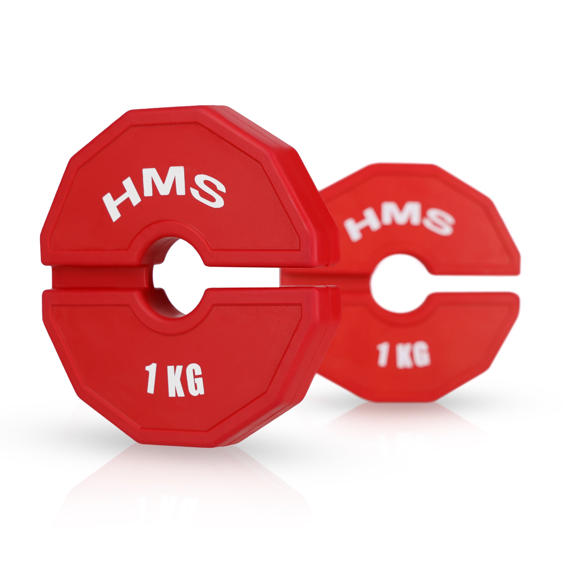 TSN100 PLATE FOR STRENGTH TRAINING AND FITNESS EQUIPMENT, OVERLAY TYPE 2 x 1 KG HMS