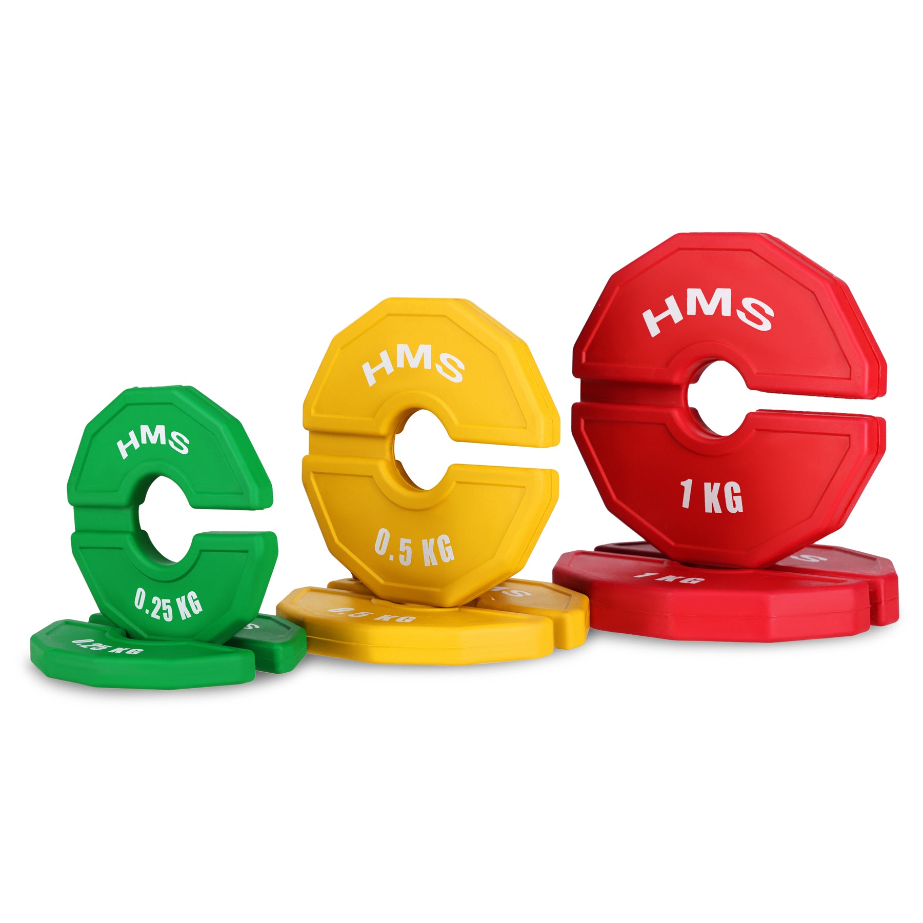 TSN OVERLAY PLATE SET 2 x 0.25 - 1 KG (3.5 KG) HMS