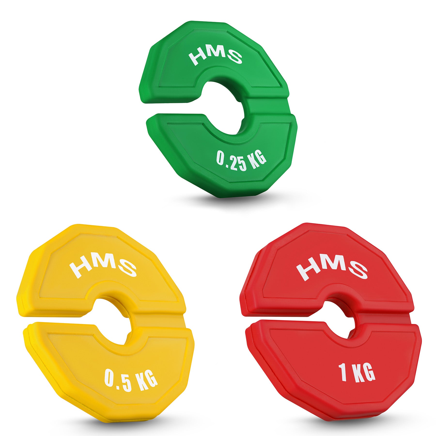 TSN OVERLAY PLATE SET 2 x 0.25 - 1 KG (3.5 KG) HMS