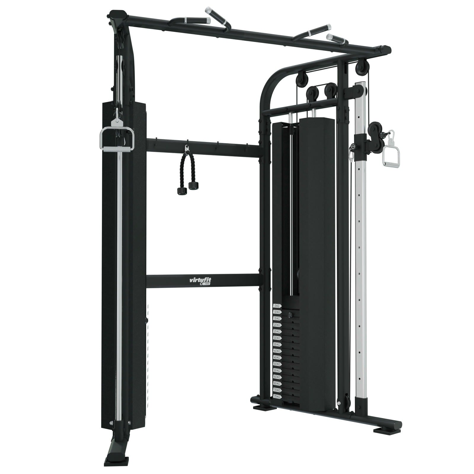 VIRTUFIT BRAMA TRENINGOWA CC100 Z PODWÓJNYM WYCIĄGIEM
