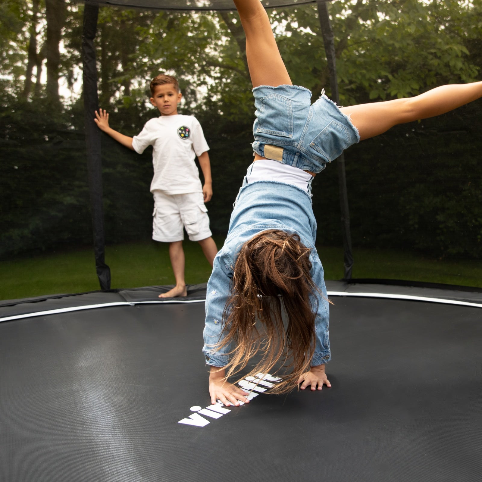 VIRTUFIT TRAMPOLINA PREMIUM Z SIATKĄ BEZPIECZEŃSTWA 366 CM