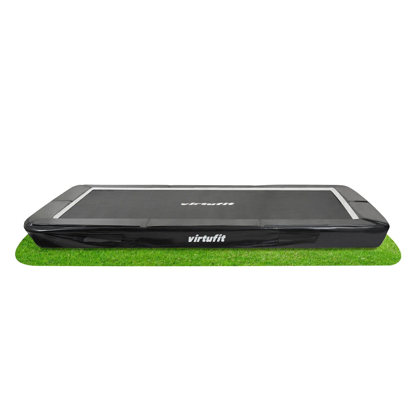 VIRTUFIT TRAMPOLINA OGRODOWA DO WKOPANIA 244 x 366 CM Z SIATKĄ