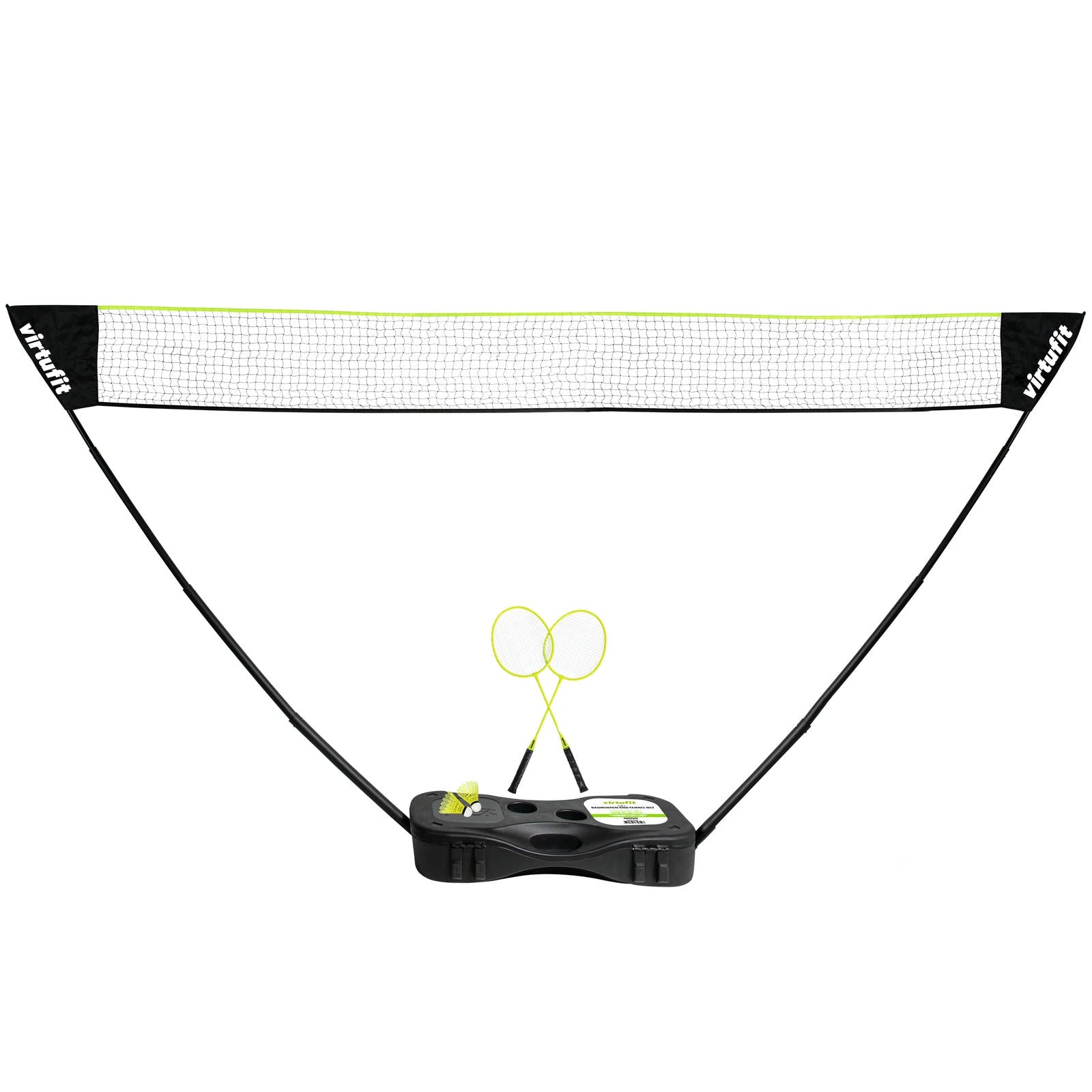 VIRTUFIT PRZENOŚNY ZESTAW 2 W 1 DO BADMINTONA I TENISA