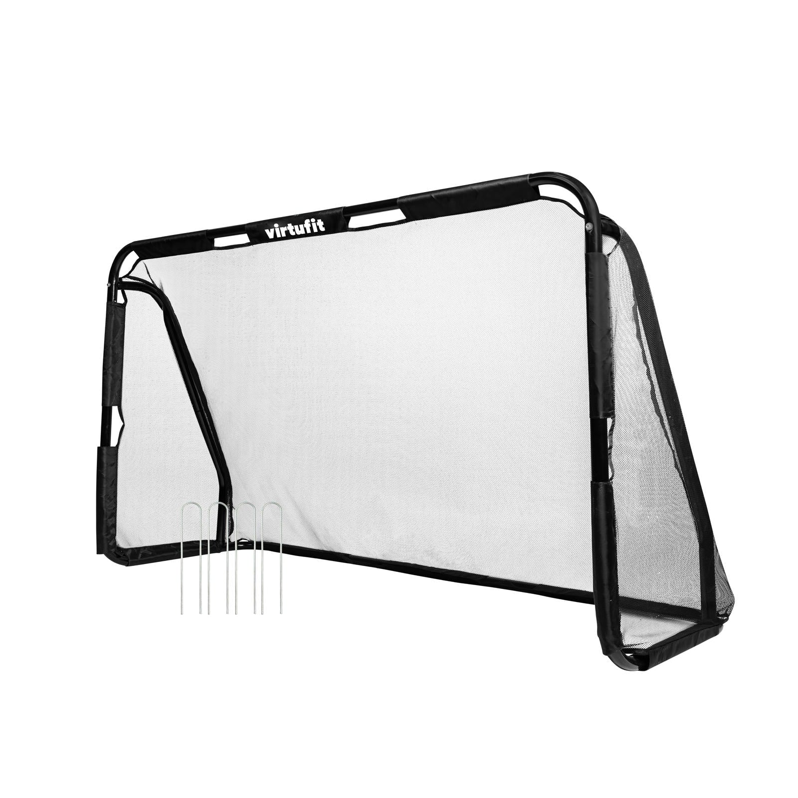 VIRTUFIT BRAMKA PIŁKARSKA PRO Z PŁACHTĄ DO STRZELANIA 170 X 110 CM