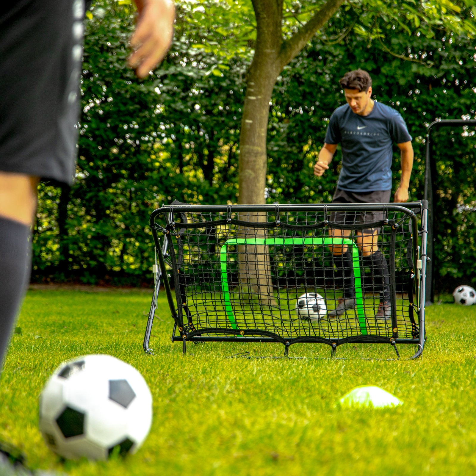 VIRTUFIT REBOUNDER COMBI KICKBACK 113 X 106 X 61 CM