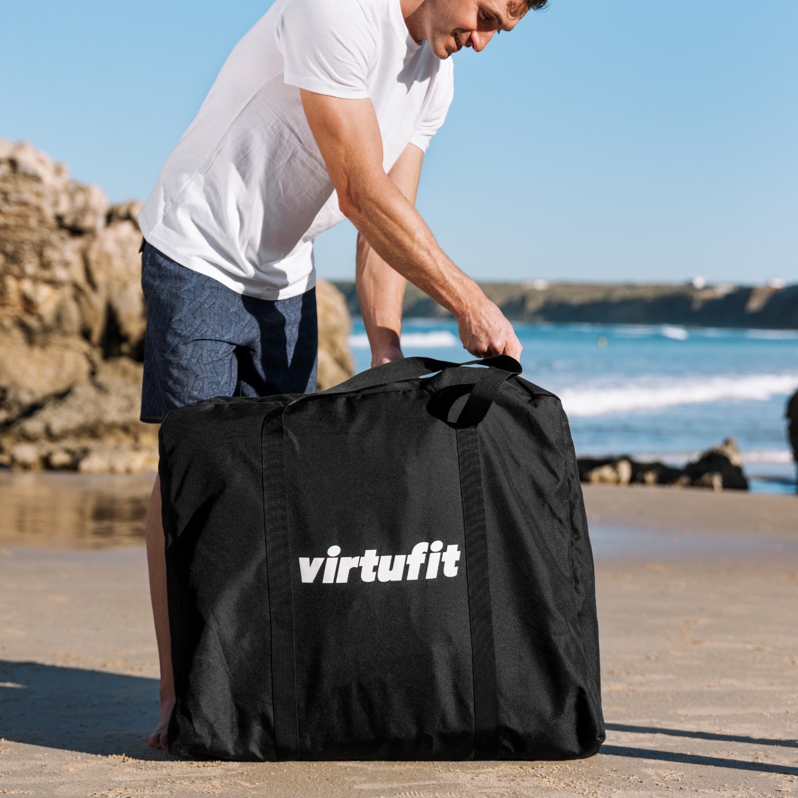VIRTUFIT KAJAK 365 Z AKCESORIAMI TURKUSOWY