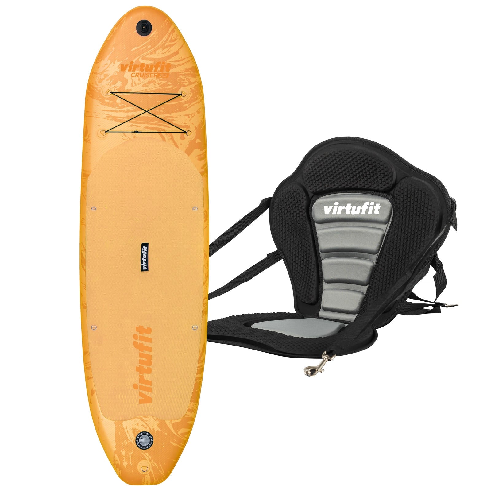 VirtuFit Cruiser 305 Deska SUP z siedziskiem i akcesoriami pomarańczowy