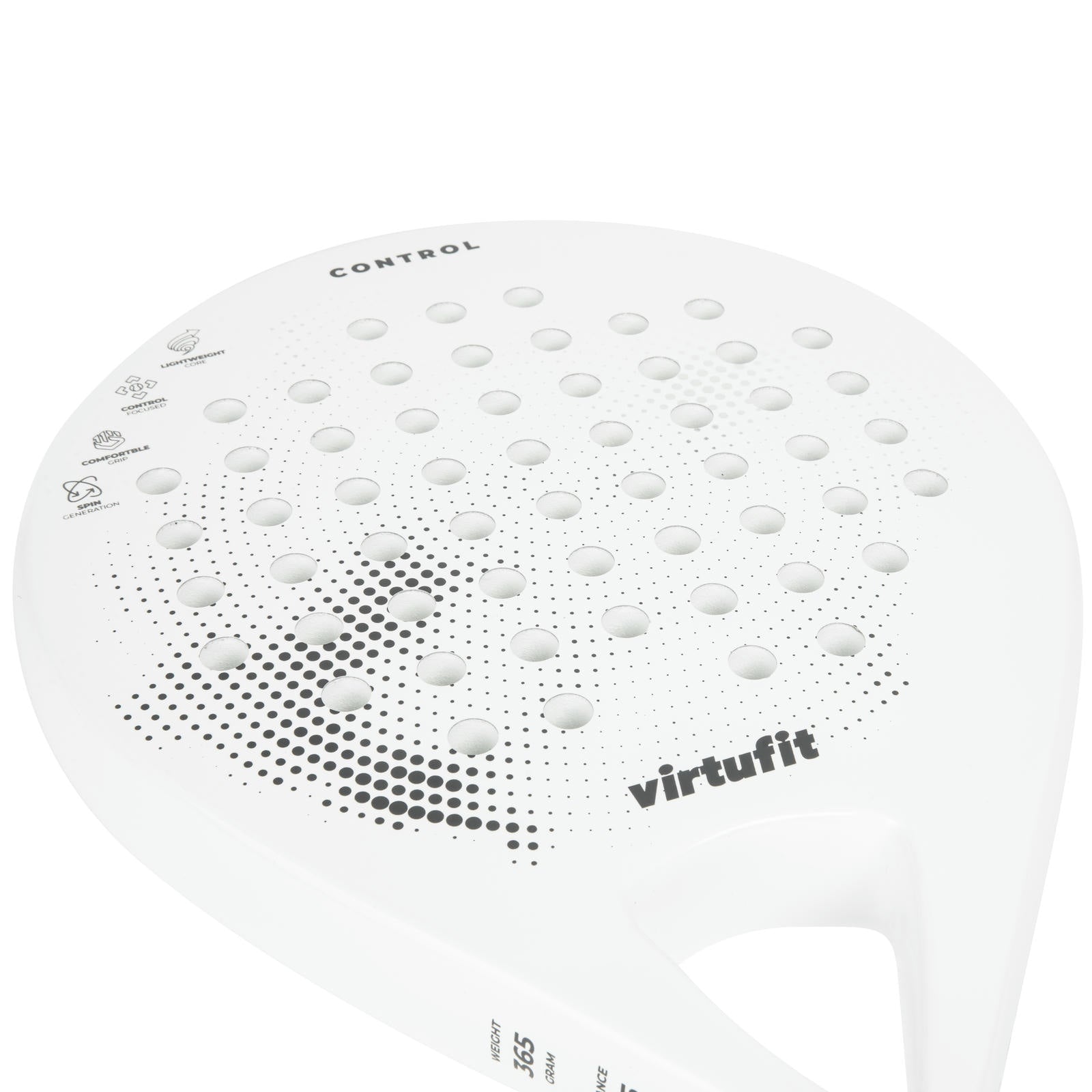 VIRTUFIT RAKIETA DO PADLA CONTROL BIAŁO-CZARNA