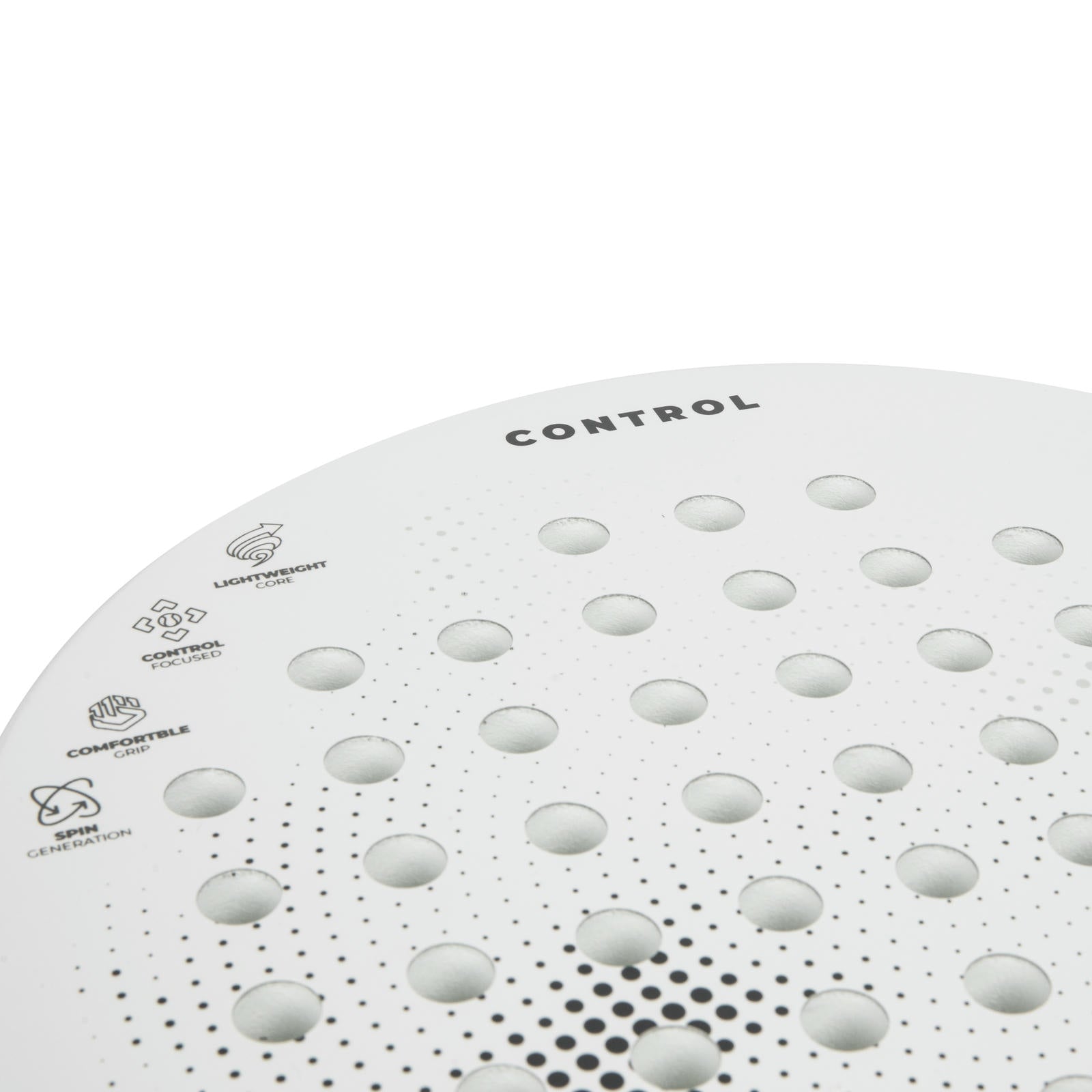 VIRTUFIT RAKIETA DO PADLA CONTROL BIAŁO-CZARNA