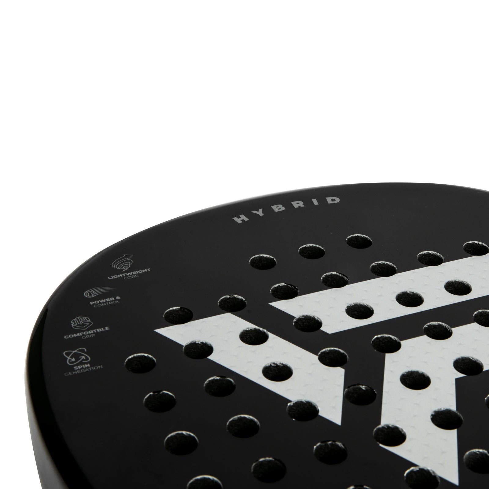 VIRTUFIT RAKIETA DO PADLA HYBRID CZARNO-SREBRNA