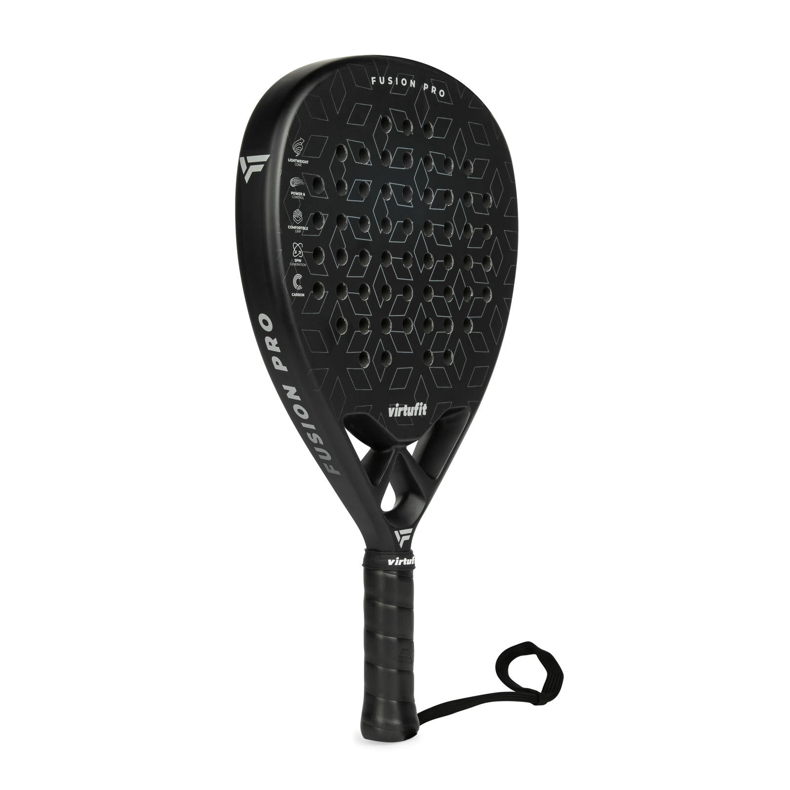 VIRTUFIT RAKIETA PADEL FUSION PRO CZARNO-SREBRNA