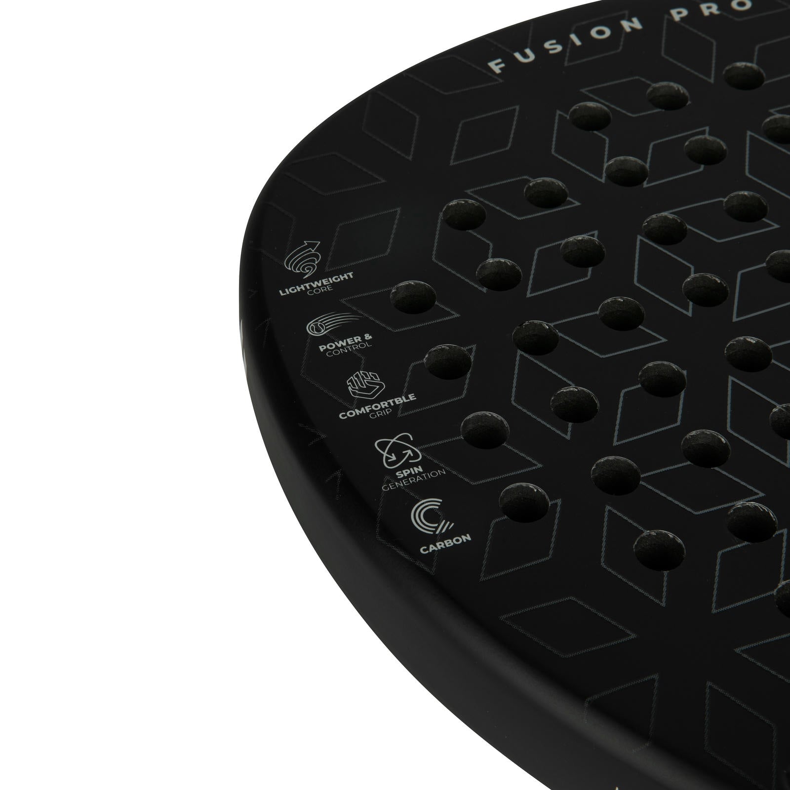 VIRTUFIT RAKIETA DO PADLA FUSION PRO CZARNO-SREBRNA