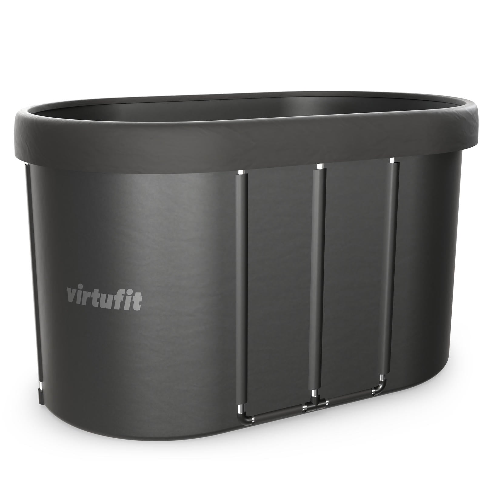 VIRTUFIT WANNA LODOWA OWALNA 500 LITRÓW ANTRACYT Z AKCESORIAMI