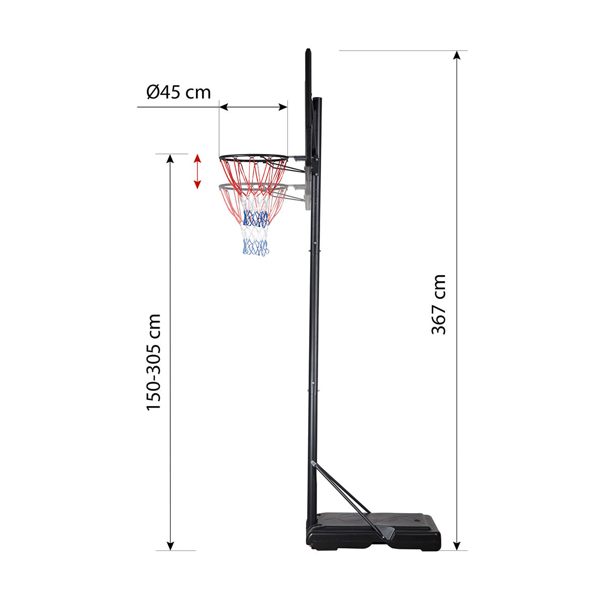 ZDK321 KOSZ DO KOSZYKÓWKI NILS