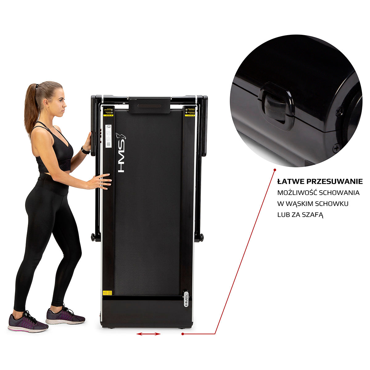 HMS LOOP12 BLACK Bieżnia elektryczna