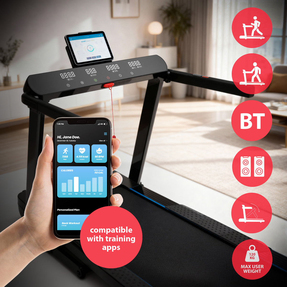 One Fitness BE9242 Bieżnia elektryczna