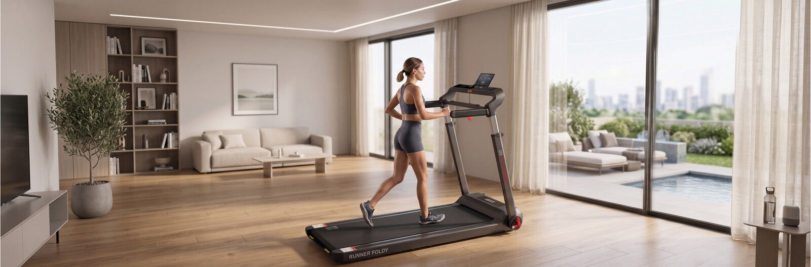 DS Fitness Runner Foldy Bieżnia składana (DS-1815-LED)
