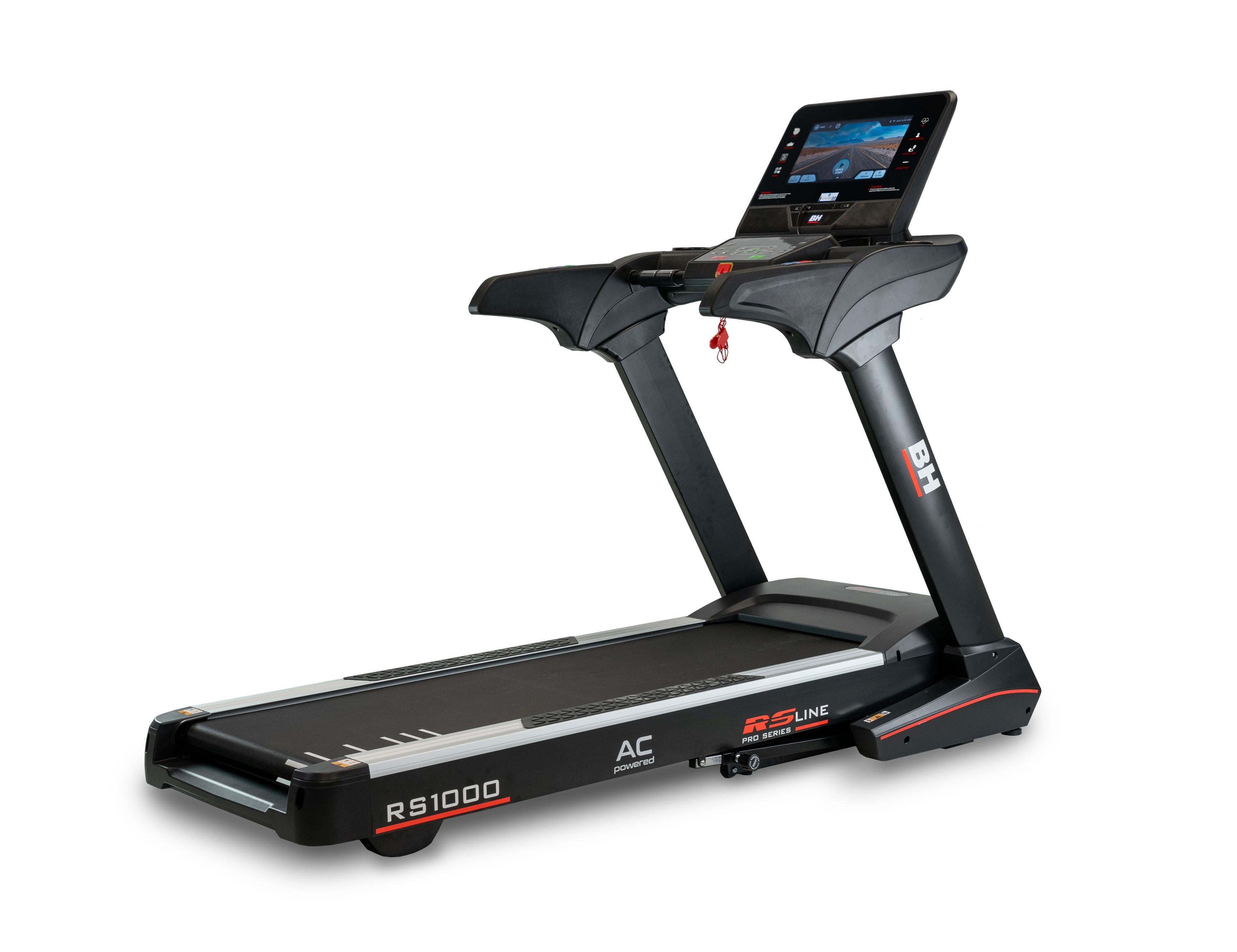 BH Fitness RS1000 AC TFT 16" Bieżnia z dotykowym wyświetlaczem