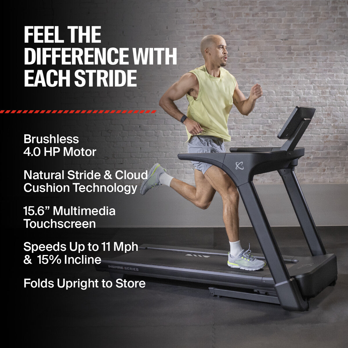 Inspire Fitness by Centr T5S TFT Bieżnia z wyświetlaczem dotykowym 15,6"(TM5.1S)