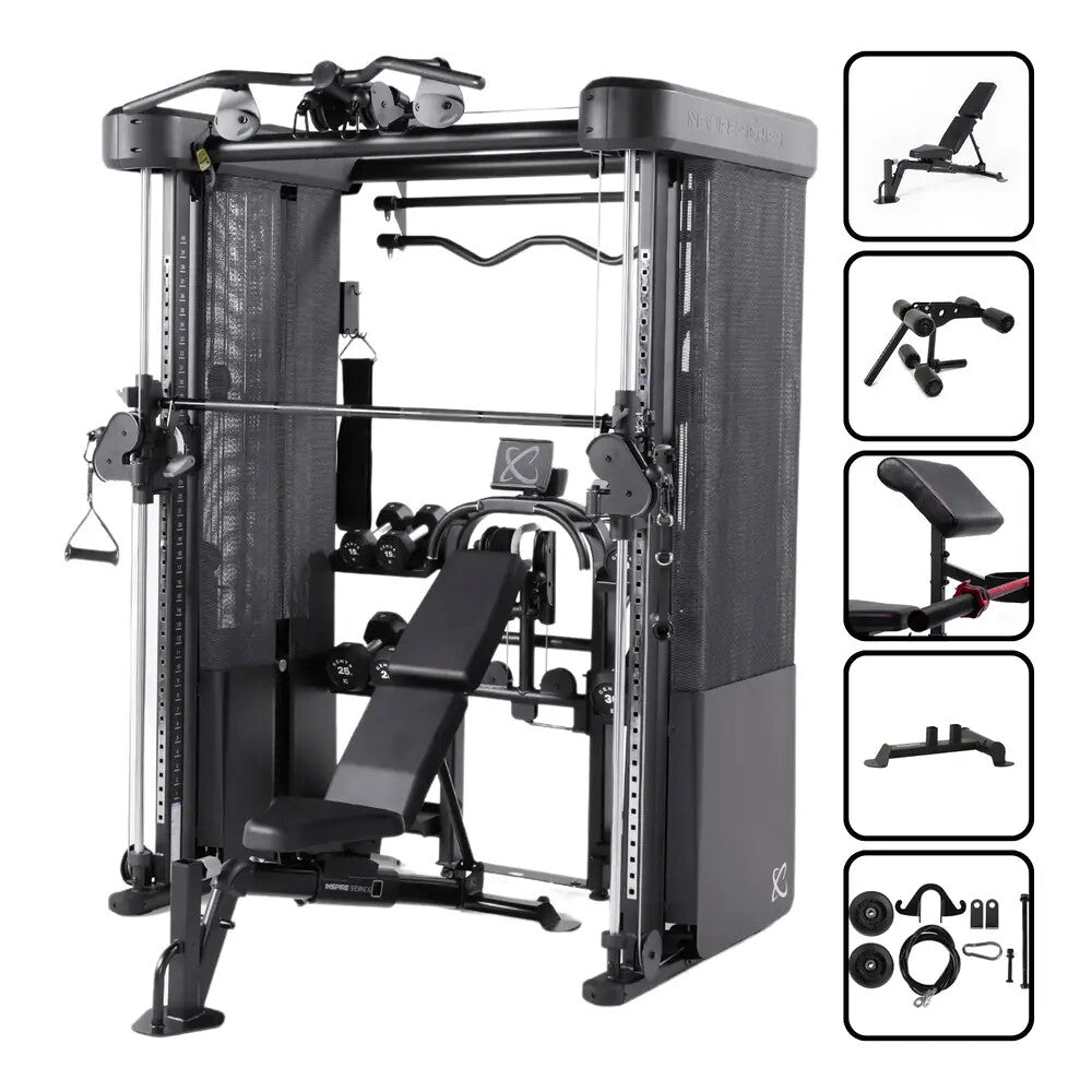 Inspire Fitness by Centr FT2 PRO Brama funkcjonalna z ławką FID7.1 (zestaw)