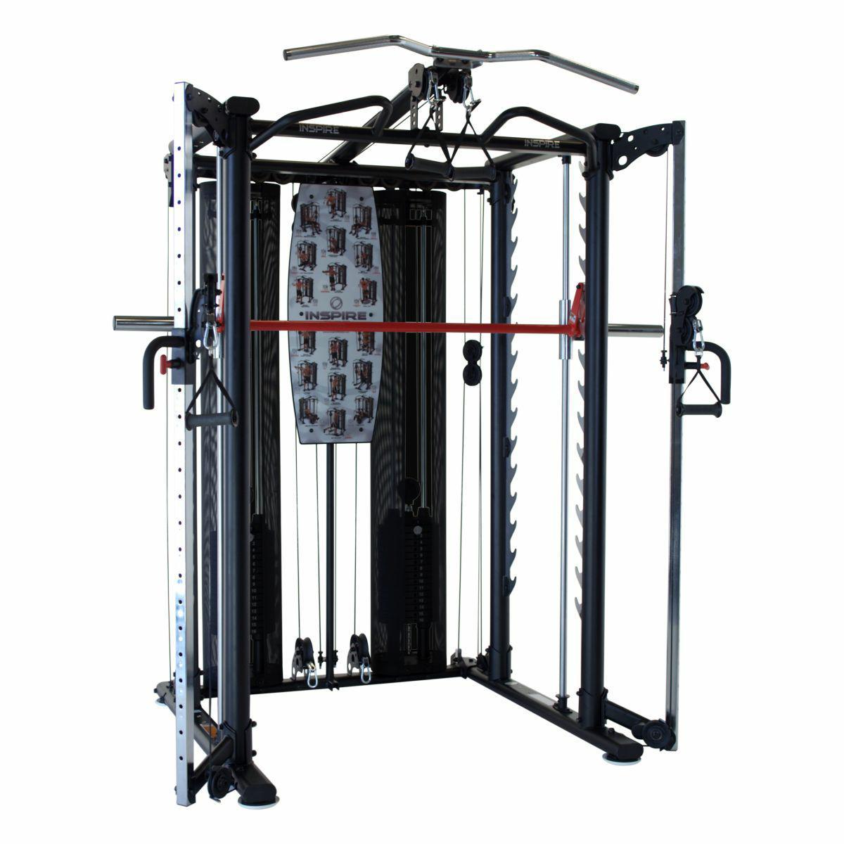 Brama Funkcjonalna SCS z maszyną Smitha Inspire Fitness by Centr (Zestaw)