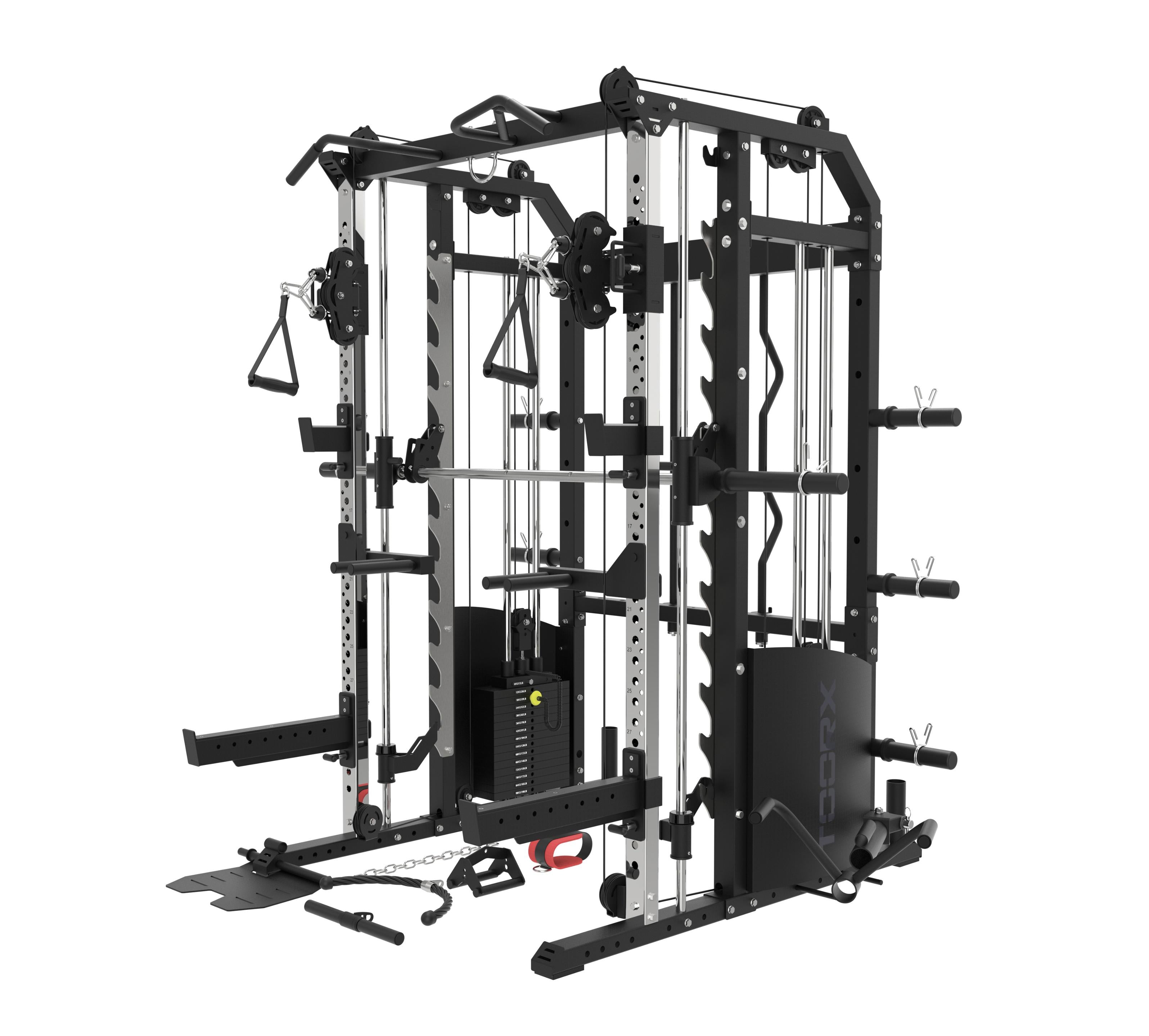 ASX 4500 Training Gate 3in1 dual pulley, Smith machine, rack Stack 2x 90kg Toorx Fitness (ASX-4500)