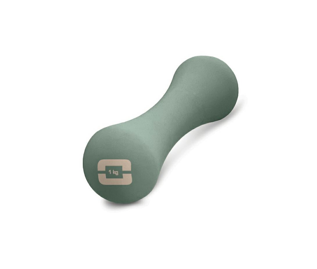 Hantel do jogi neoprenowy 1kg Green tea