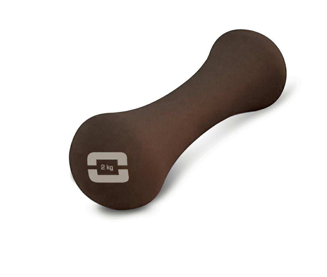 Hantel do jogi neoprenowy 2kg Chocolate
