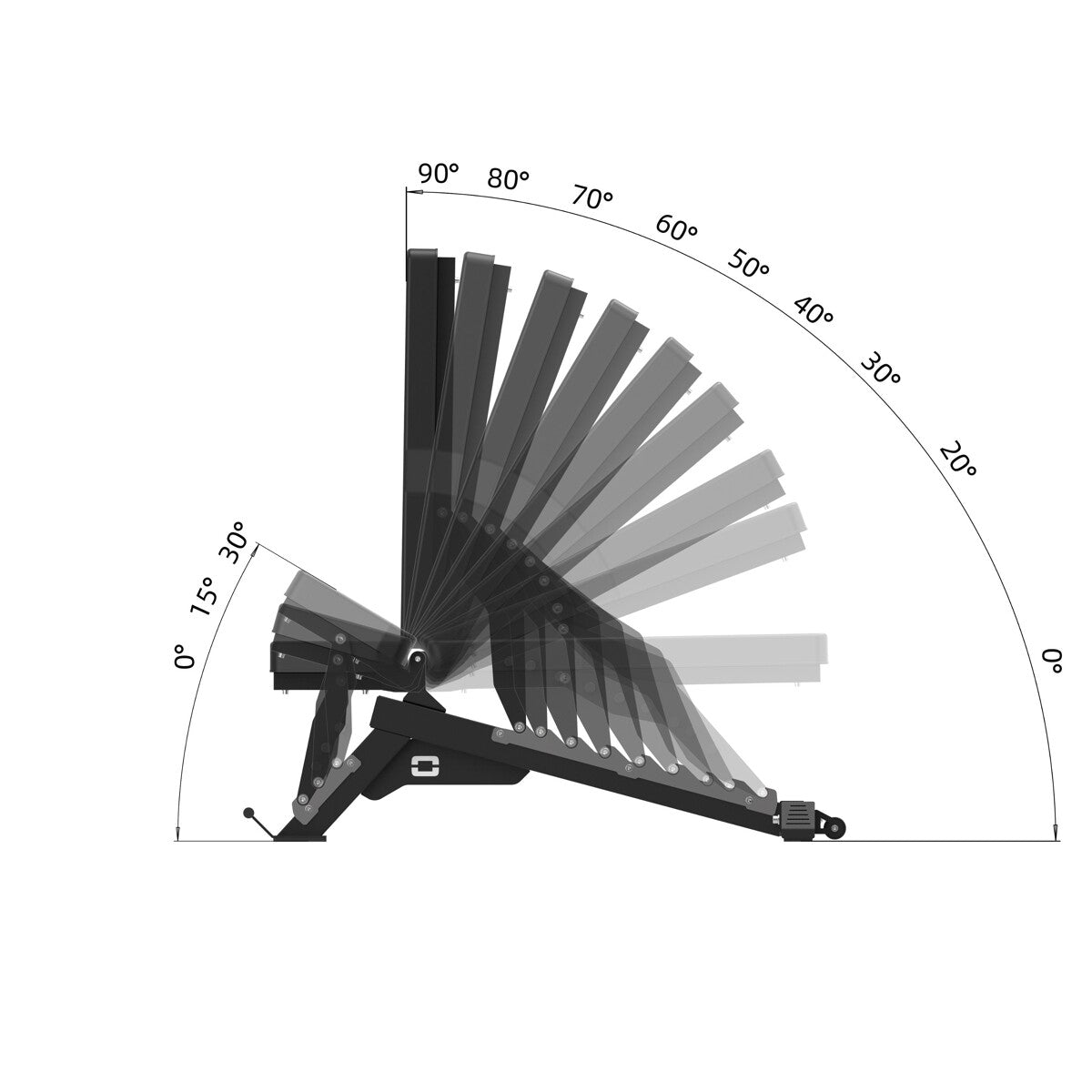 Toorx Fitness WBX 950 Ławka dwustronnie regulowana (WBX-950)