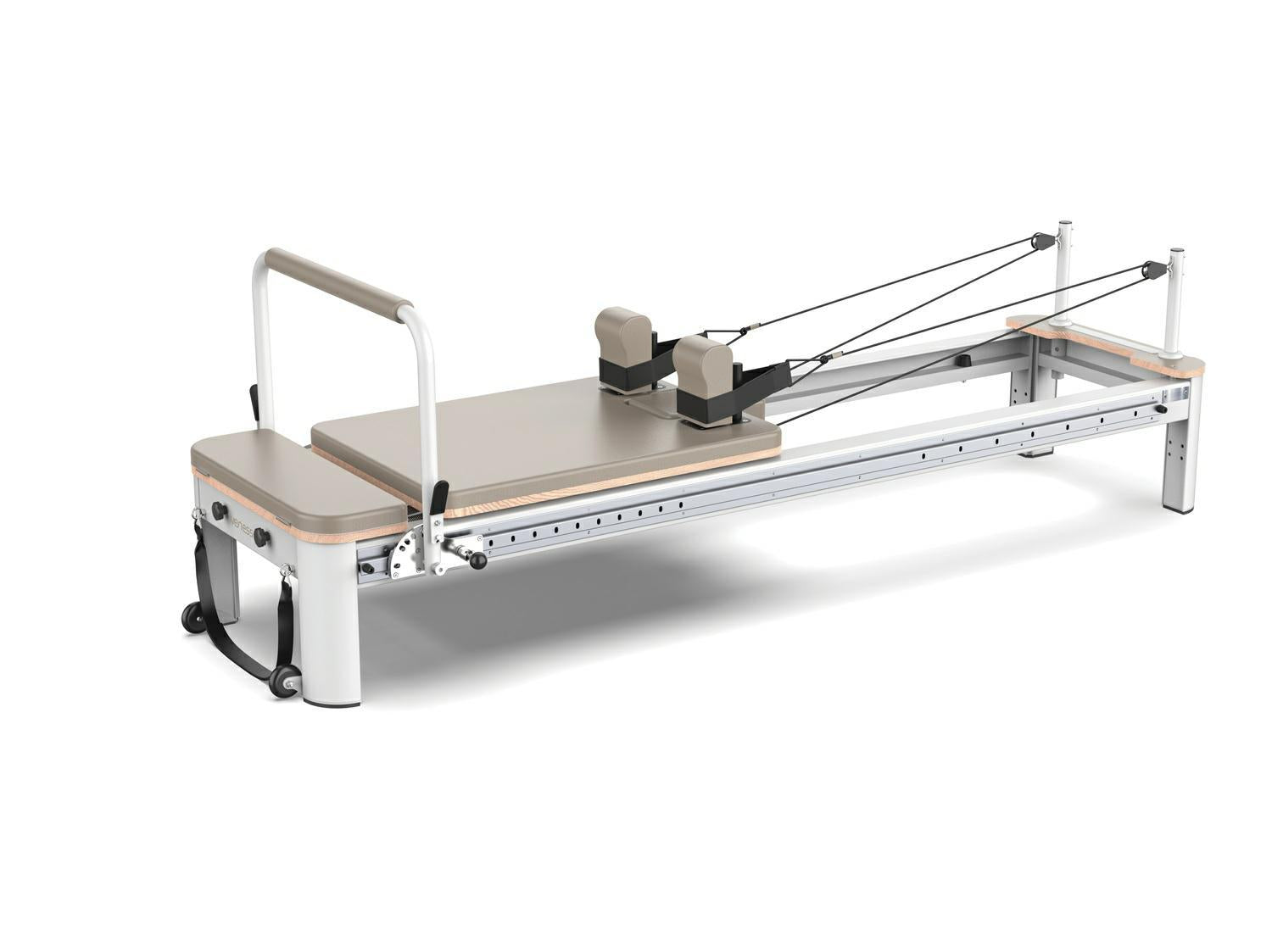 Reformer do Pilatesu PTX8000 Aluminiowy Toorx Liveness (Full Track) - Łóżko do Pilatesu Moon&Sand (PTX-8000MS)