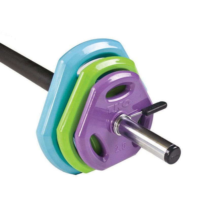 Fitness barbell with weight set K836CPS TKO